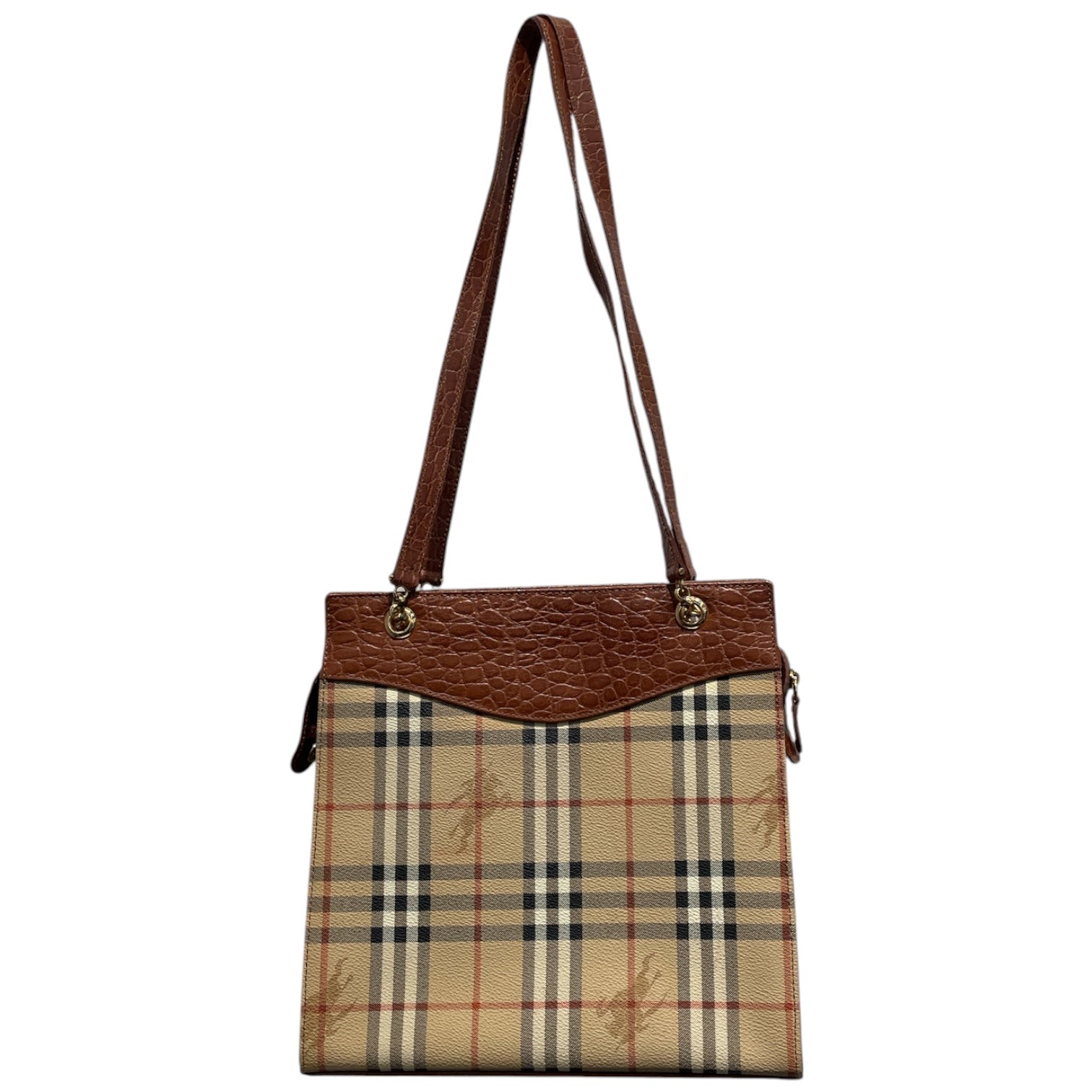 BURBERRYS/Hand Bag/Leather/MLT/Haymarket Check Shoulder Bag view 2