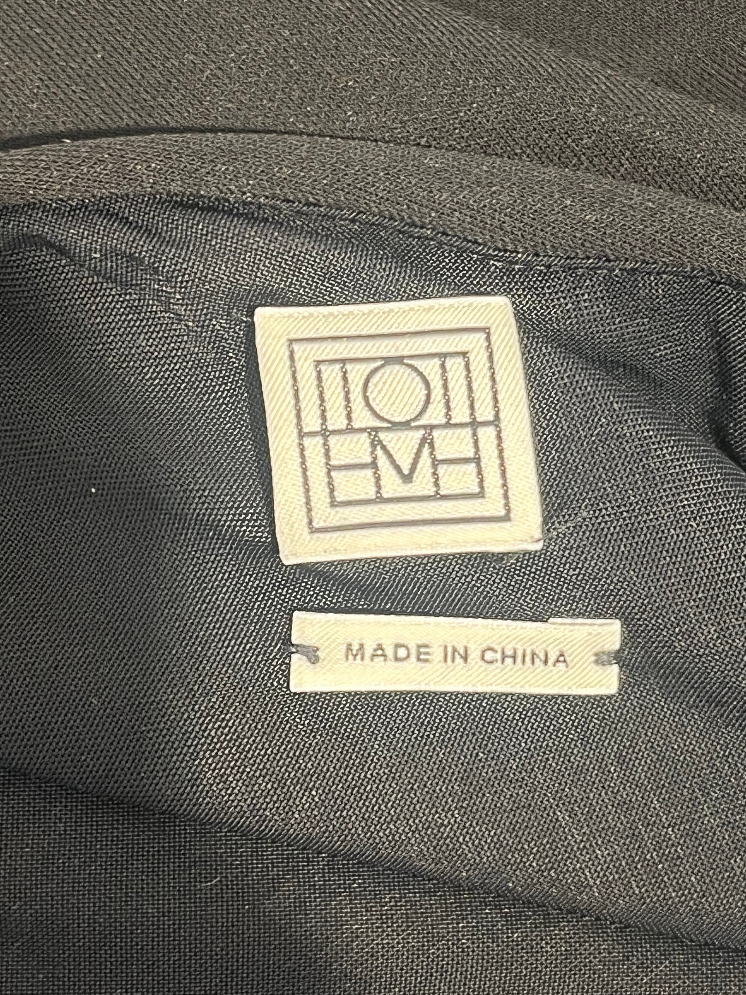 TOTEME/LS Blouse/XS/BLK/BLACK LS BLOUSE view 3