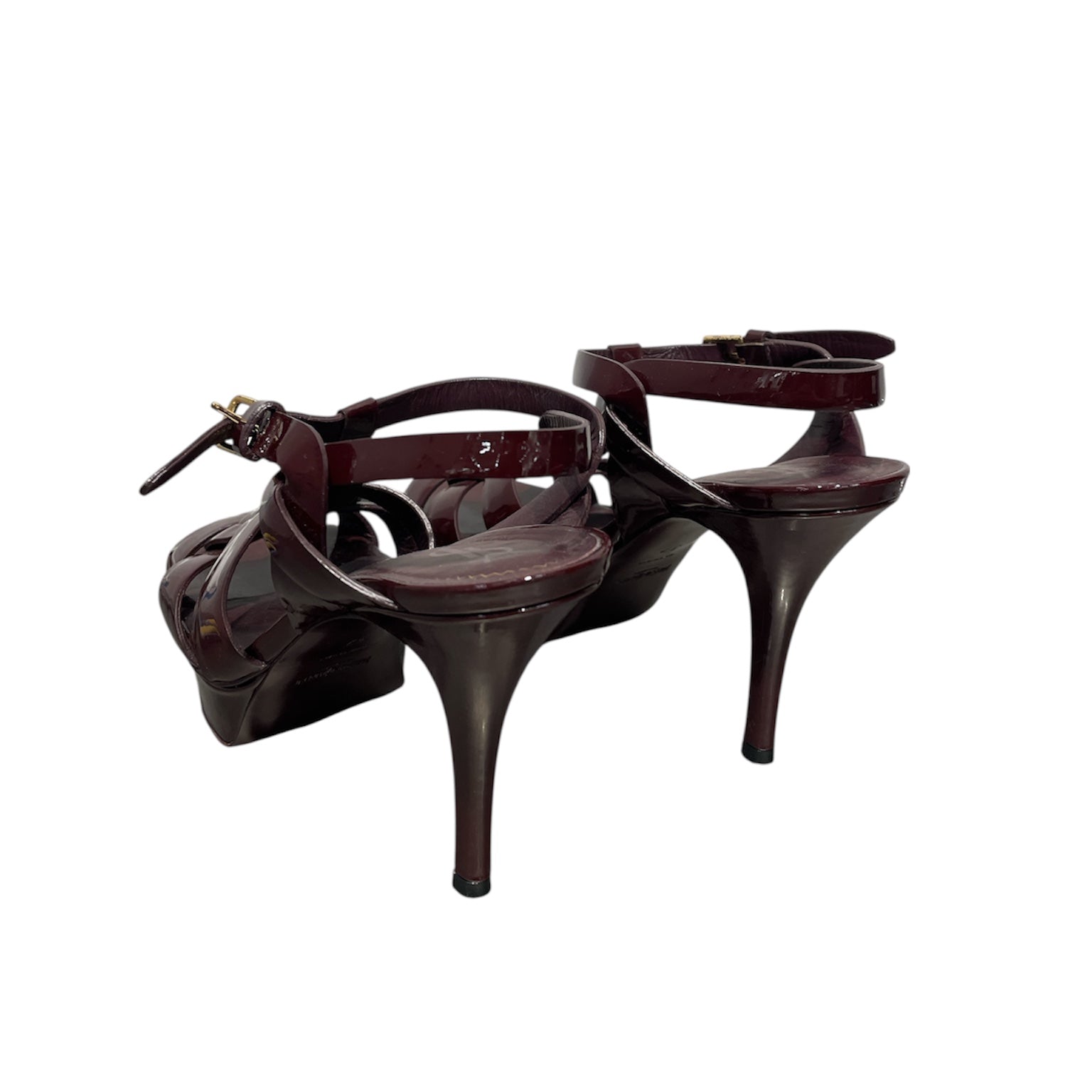 SAINT LAURENT/Heels/EU 37/Leather/BRD/Tribute Platforms view 2