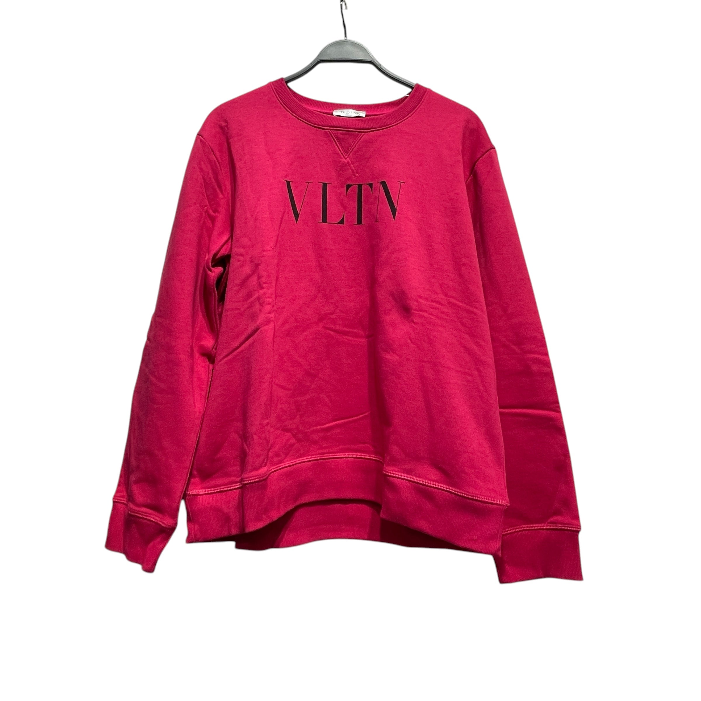 VALENTINO/Sweatshirt/XL/Cotton/PNK/vltn crewneck view 1