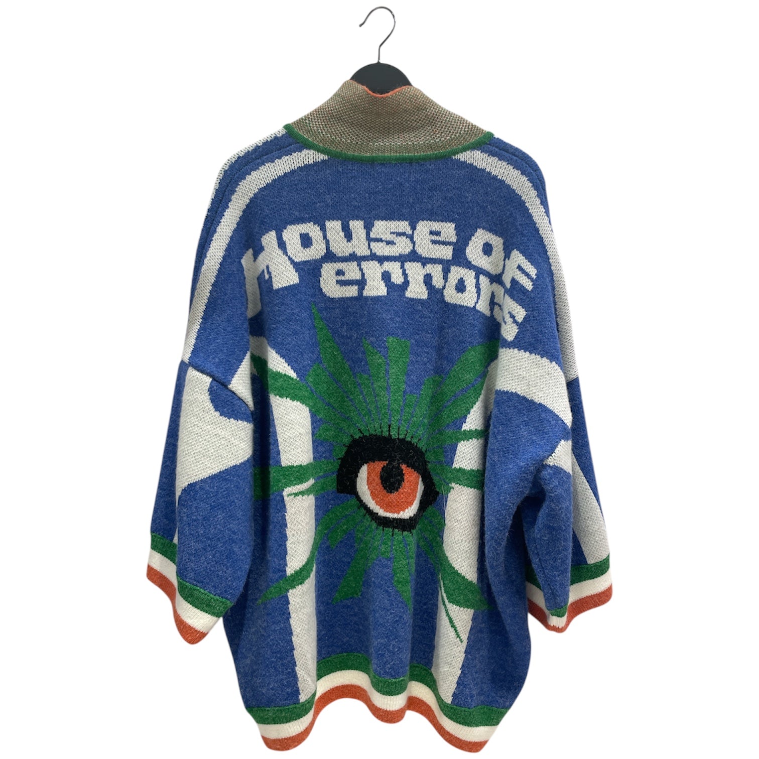 house of errors /Sweater/XXL/All Over Print/MLT/alien/eye on back view 2