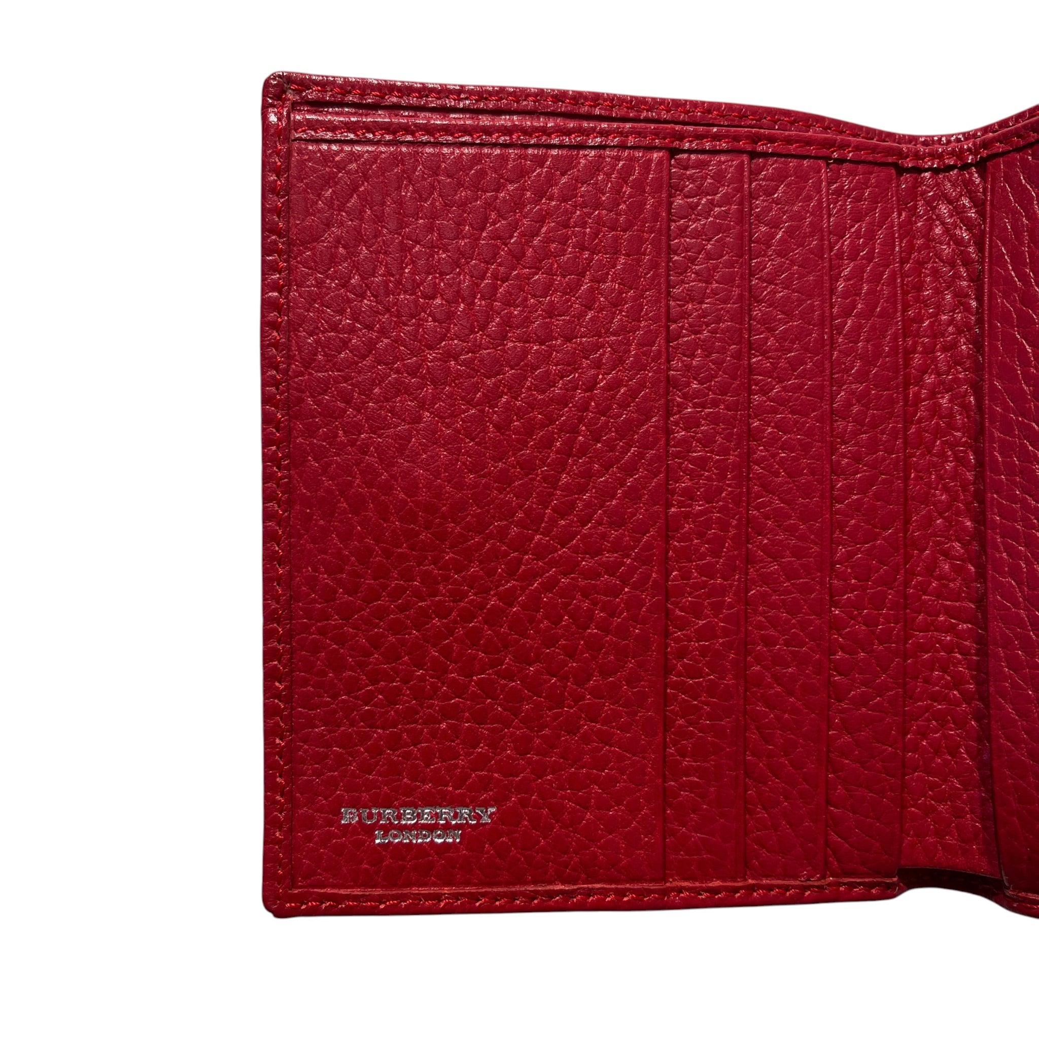 BURBERRY LONDON/Wallet/Leather/RED/M's/BURBERRY SILVER STUDS view 5