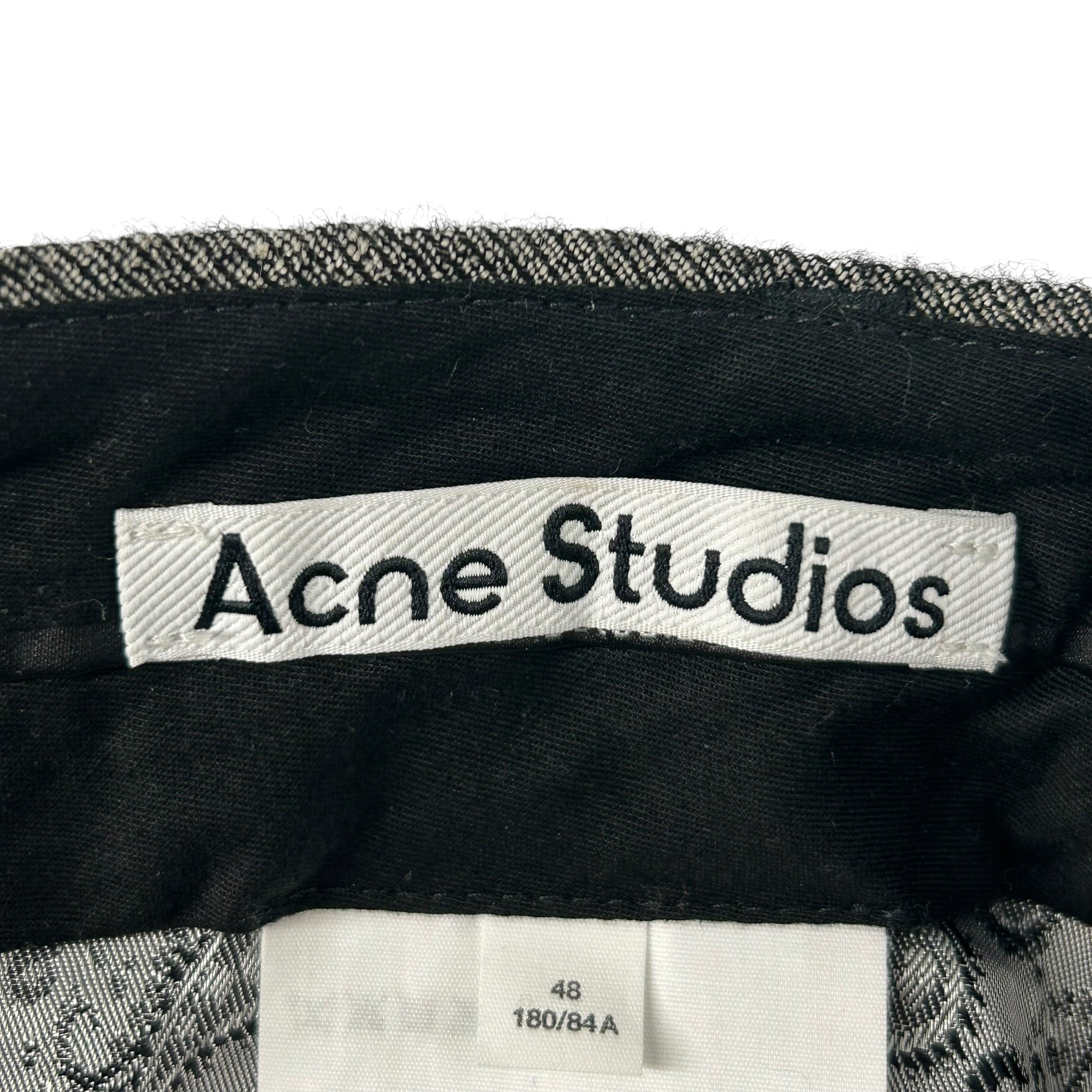 Acne Studios/Slacks/48/Linen/GRY/FN-MN-TROU000599 view 3
