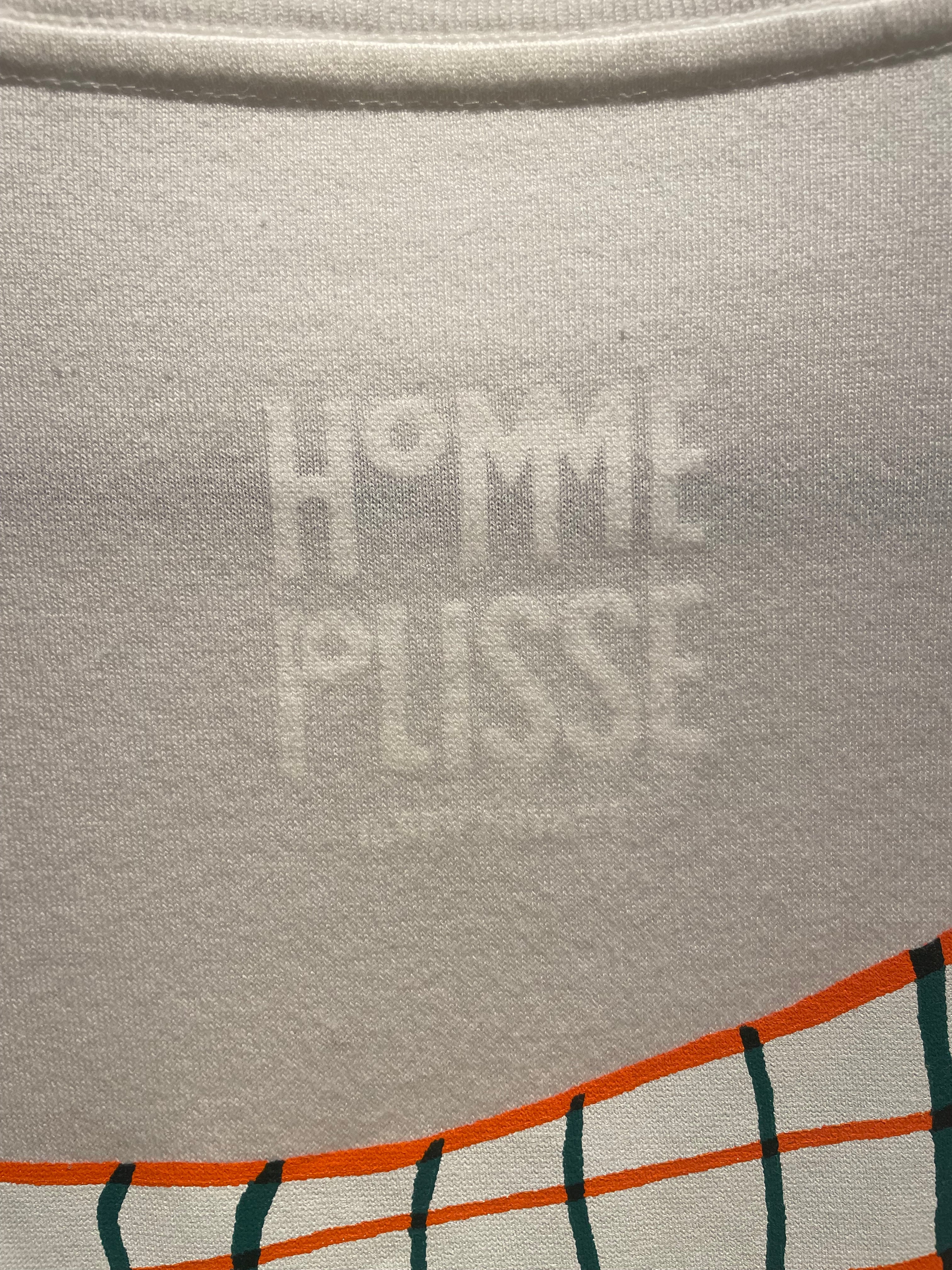 HOMME PLISSE ISSEY MIYAKE/T-Shirt/2/Cotton/WHT/Graphic/ view 3