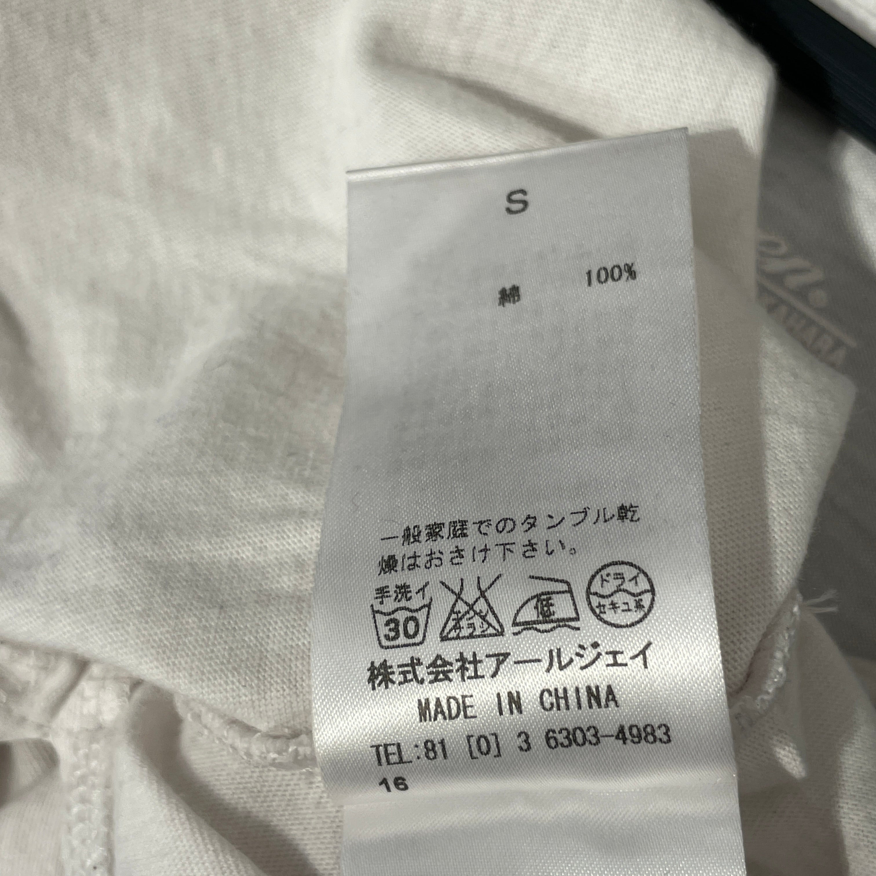 Roen/T-Shirt/L/Cotton/WHT/Graphic/ORANGE/BLK view 5