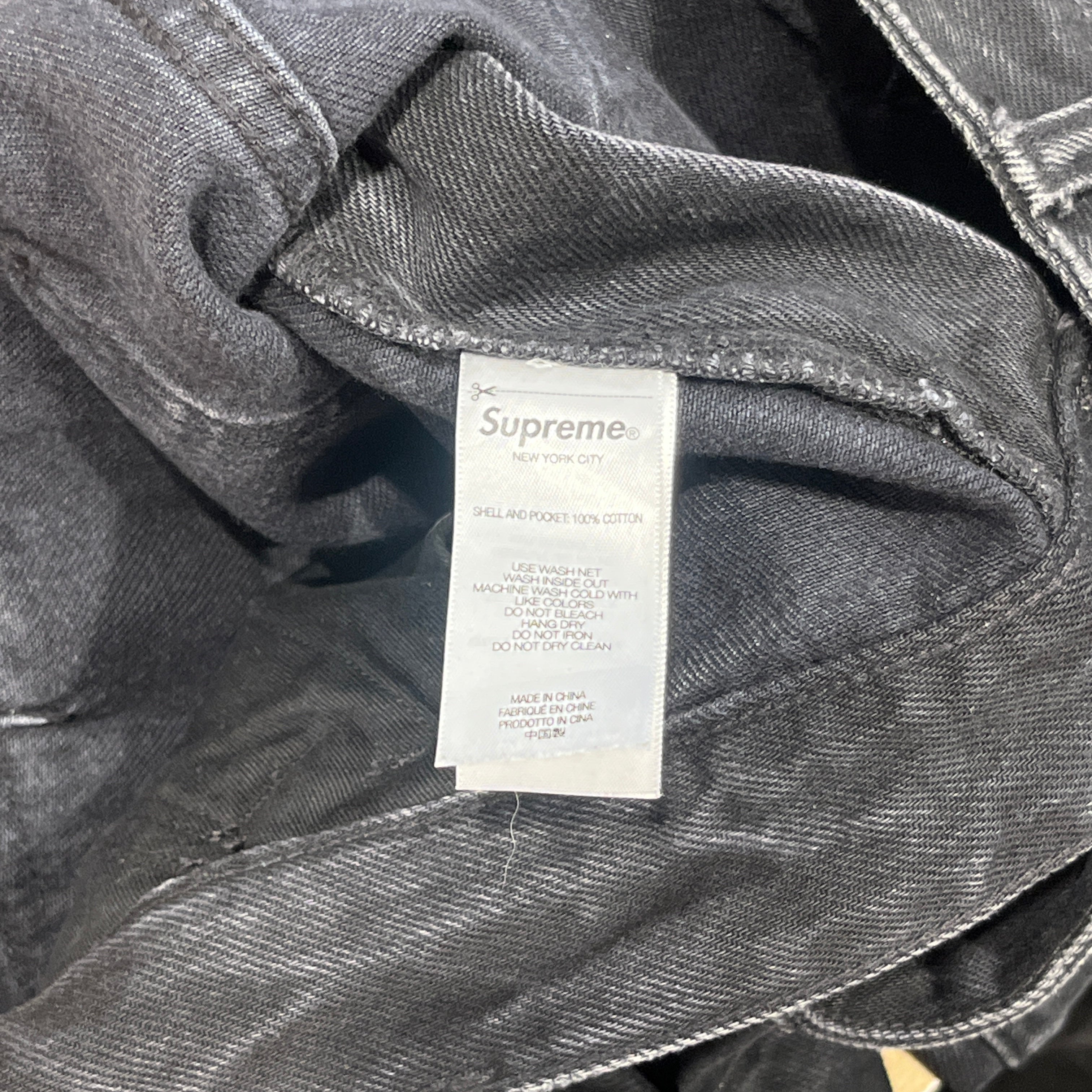 Supreme/Cargo Pants/29/Cotton/BLK/Yohji Yamamoto cargos view 4