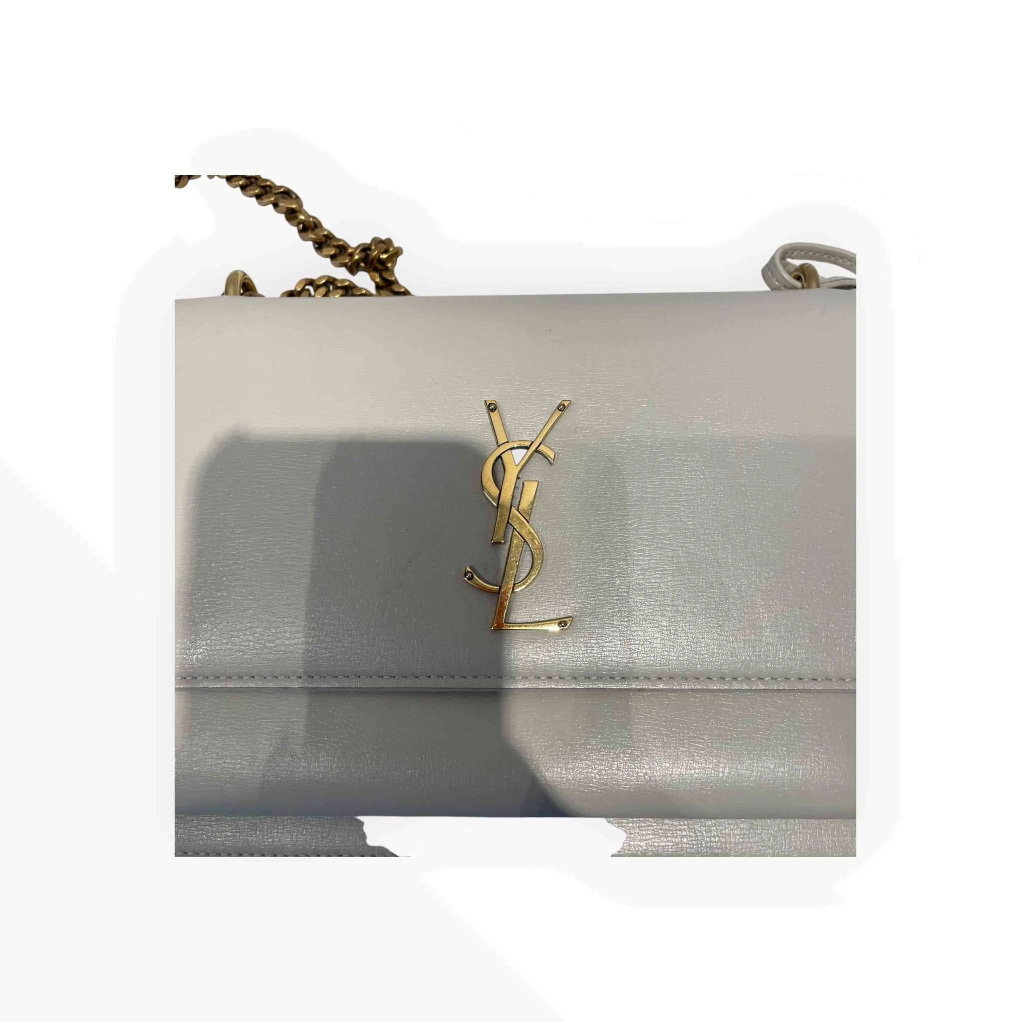 YVES SAINT LAURENT/Bag/Leather/CRM/Sunset Med view 5