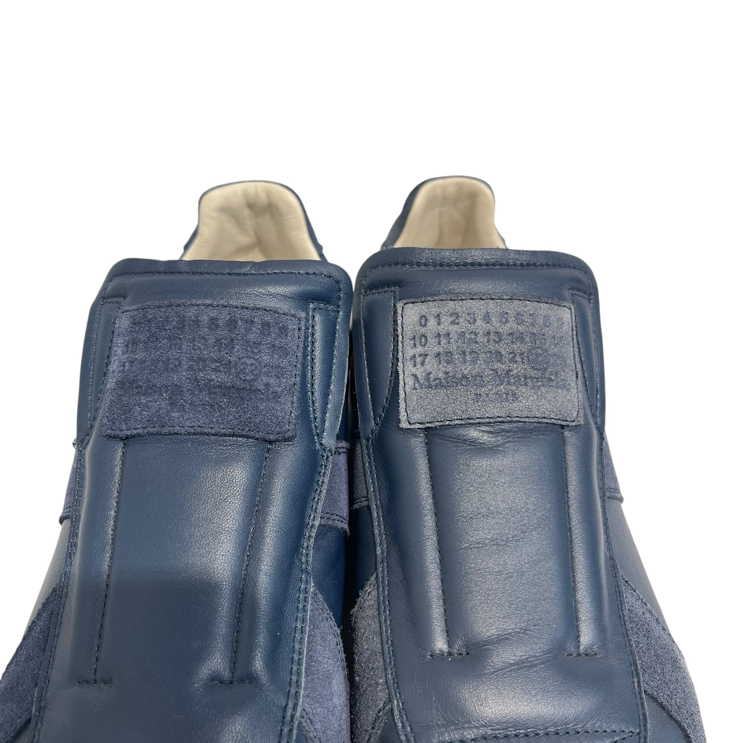 Maison Margiela/Low-Sneakers/EU 41.5/Leather/NVY/Slip on Replicas view 5