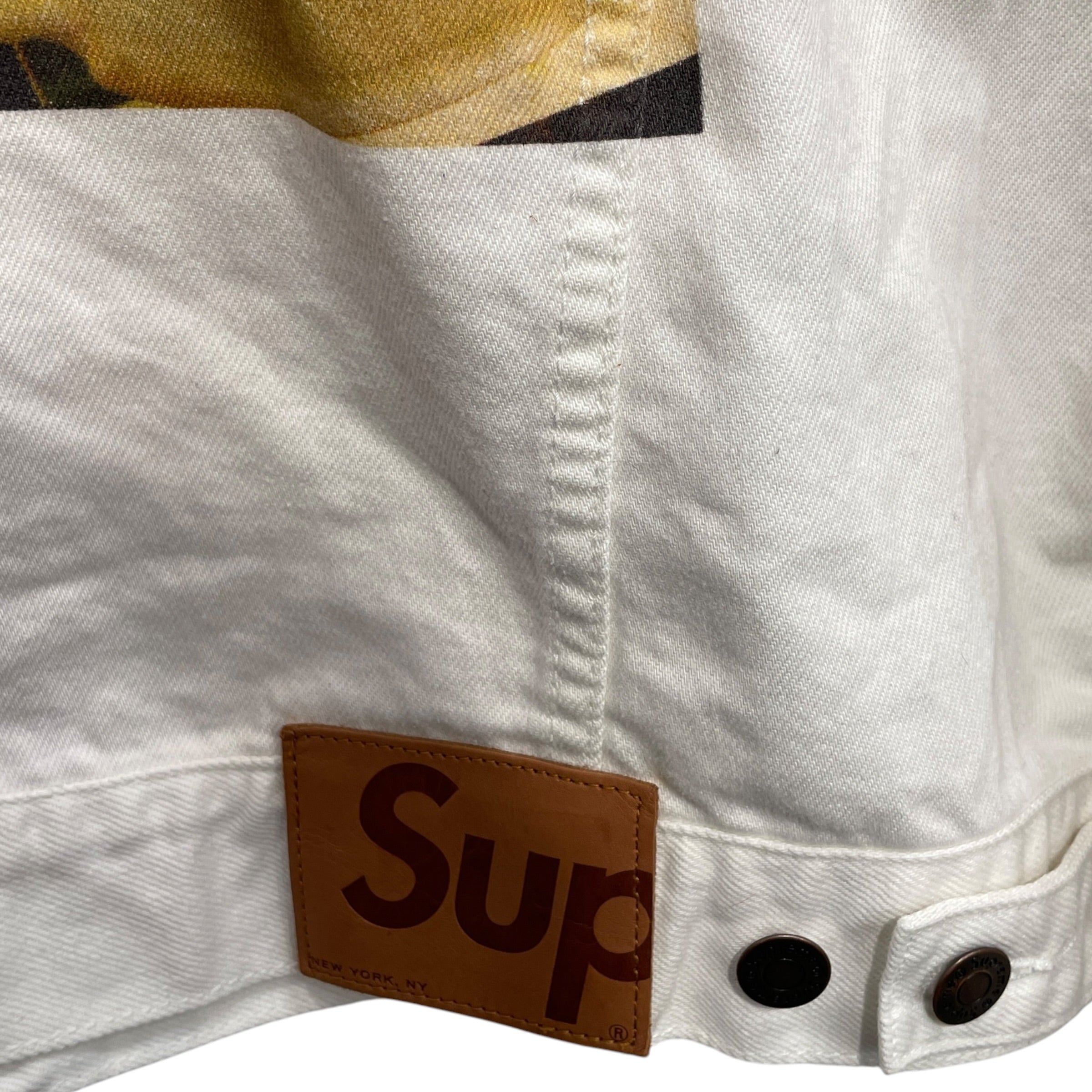 Supreme/Denim Jkt/XL/Cotton/WHT/All Over Print/PNG GRAPHICS PRINT ALL OVER view 5