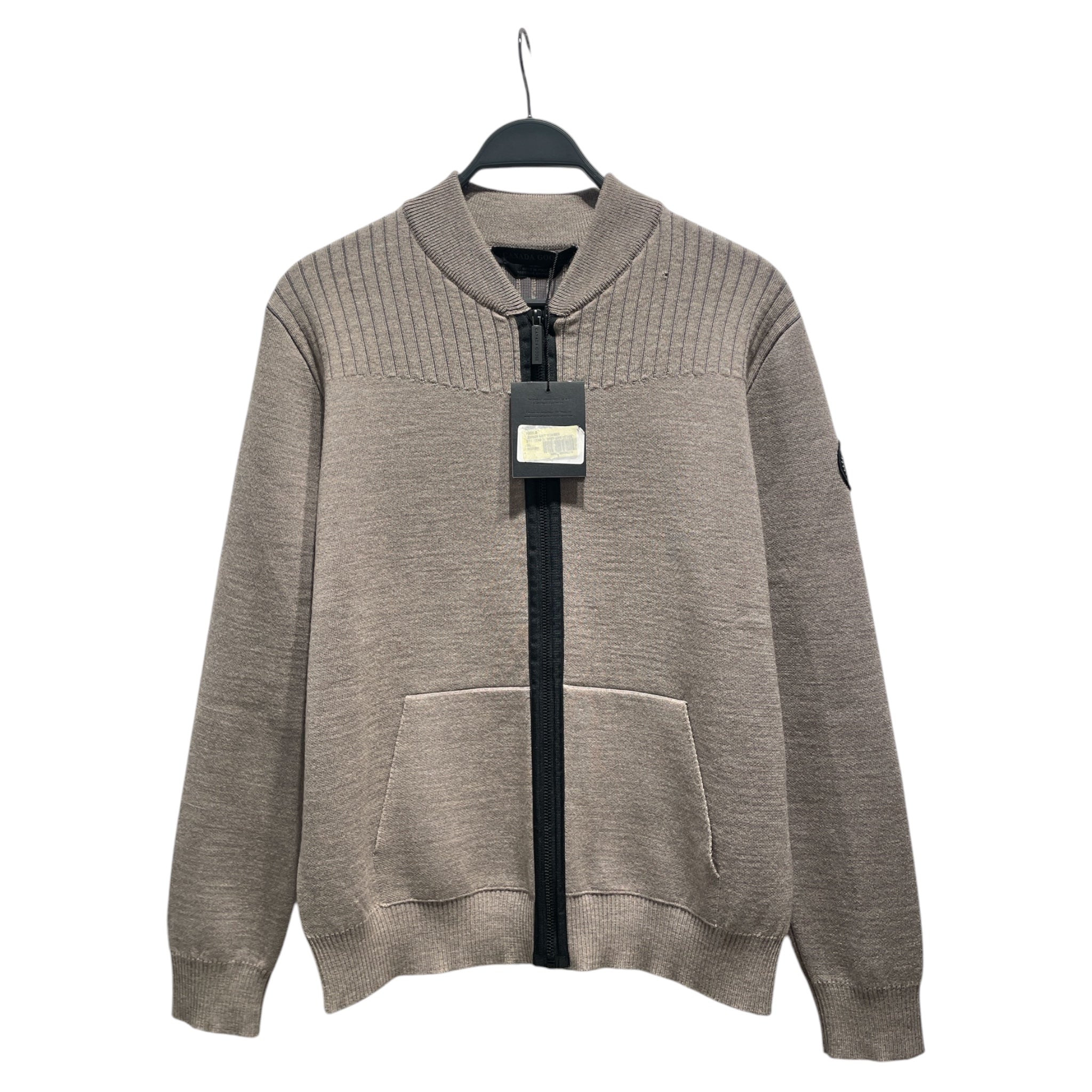 CANADA GOOSE/Heavy Sweater/XL/Cotton/GRY/Lennox Knit Bomber view 1