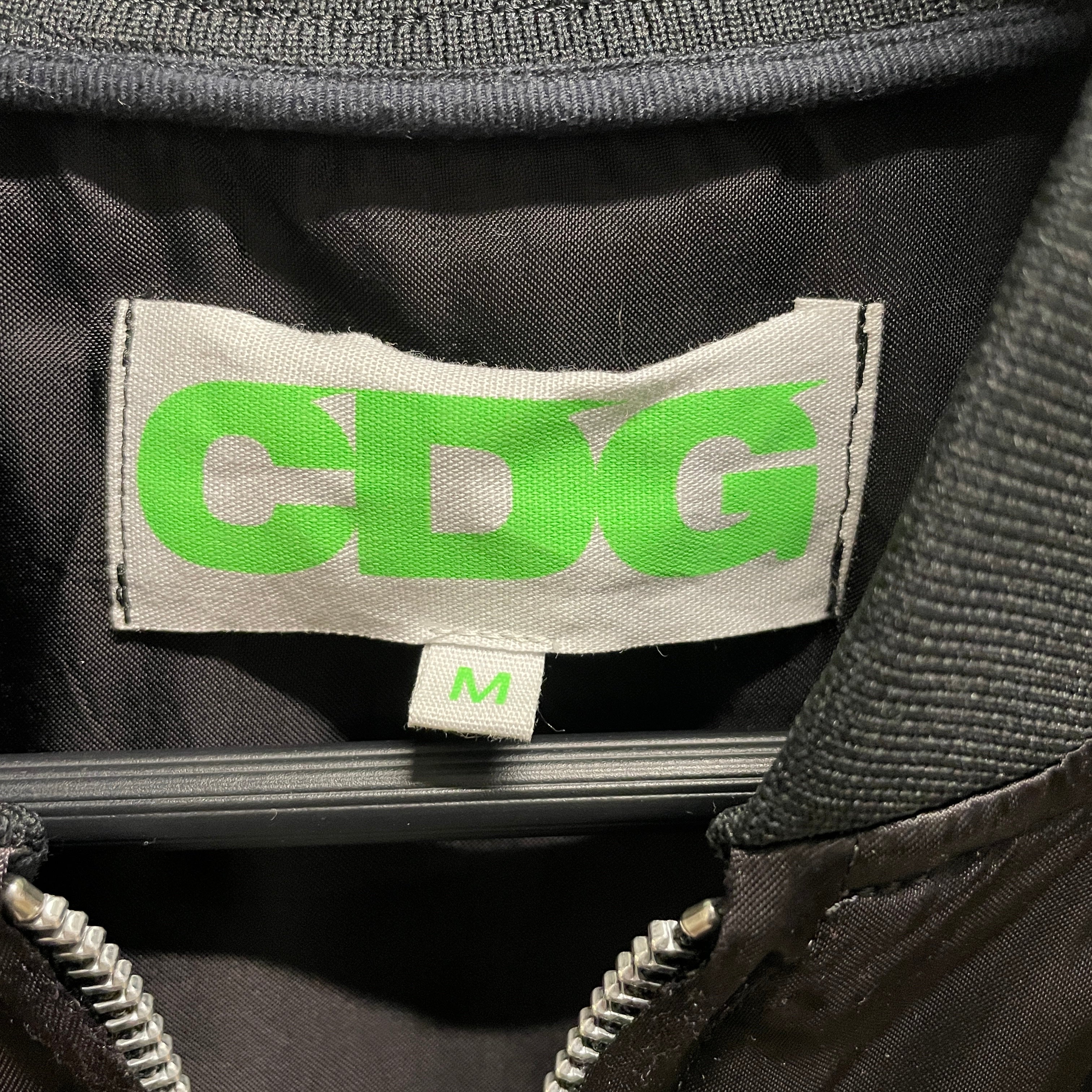 CDG/Track Jkt/M/Polyester/BLK/PINK LOGO REAR/BLOUSON view 3