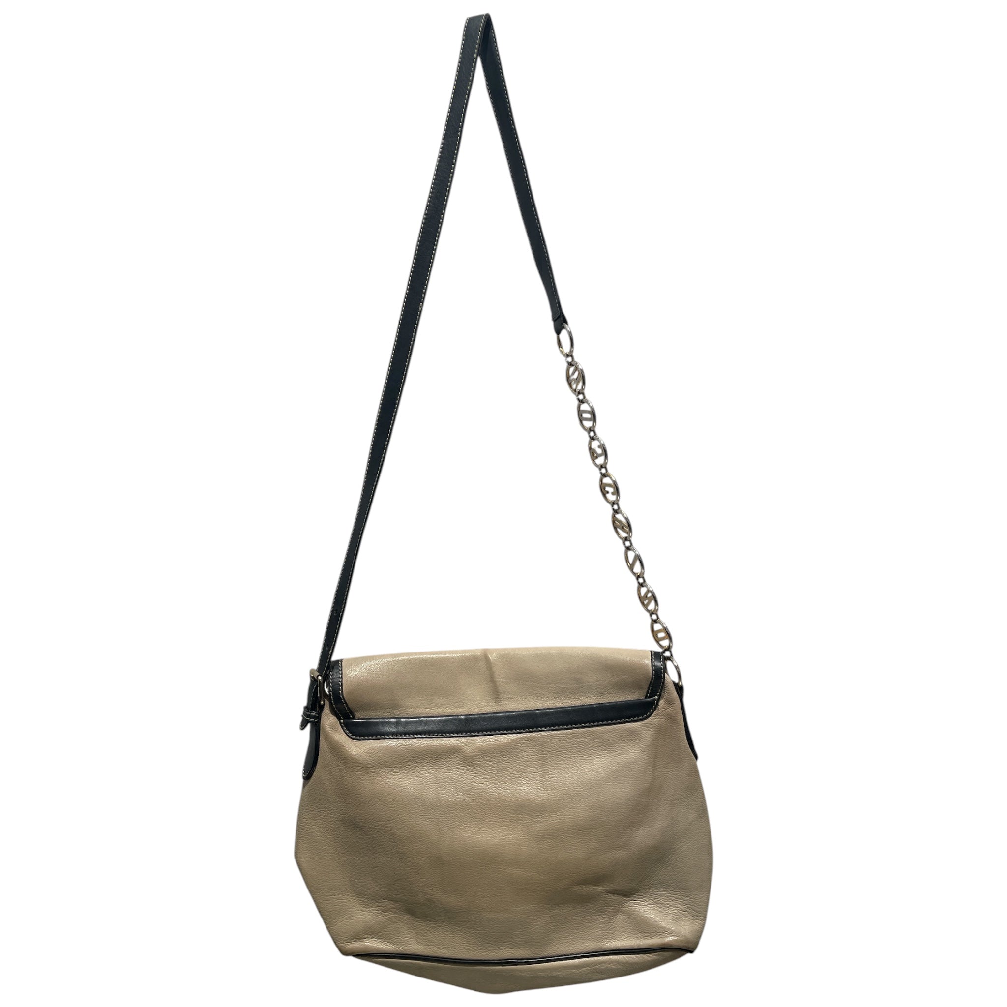 MOSCHINO/Cross Body Bag/Leather/BEG/Heart Flap Leather Crossbody view 2