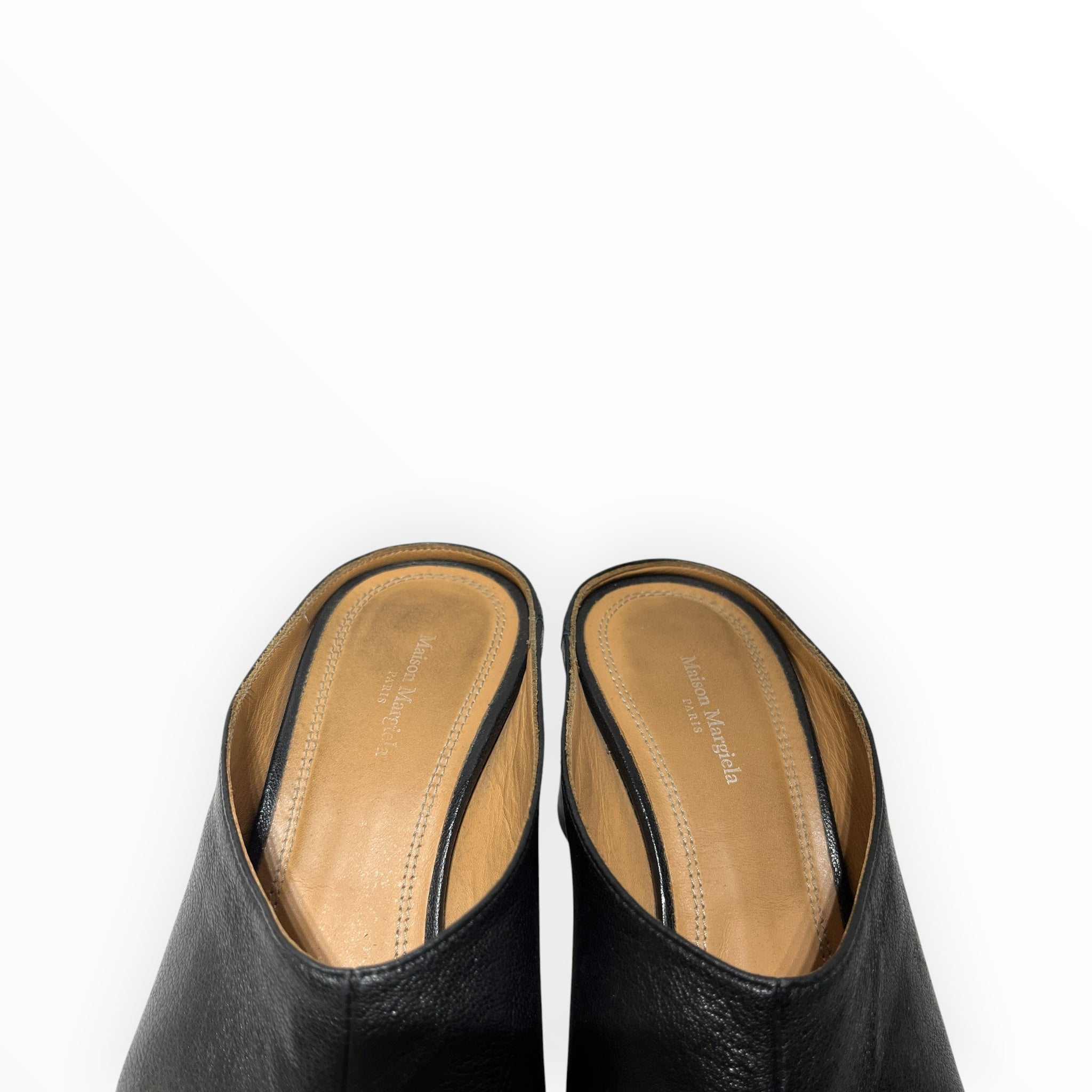 Maison Margiela/Heels/US 5.5/Leather/BLK/ view 3