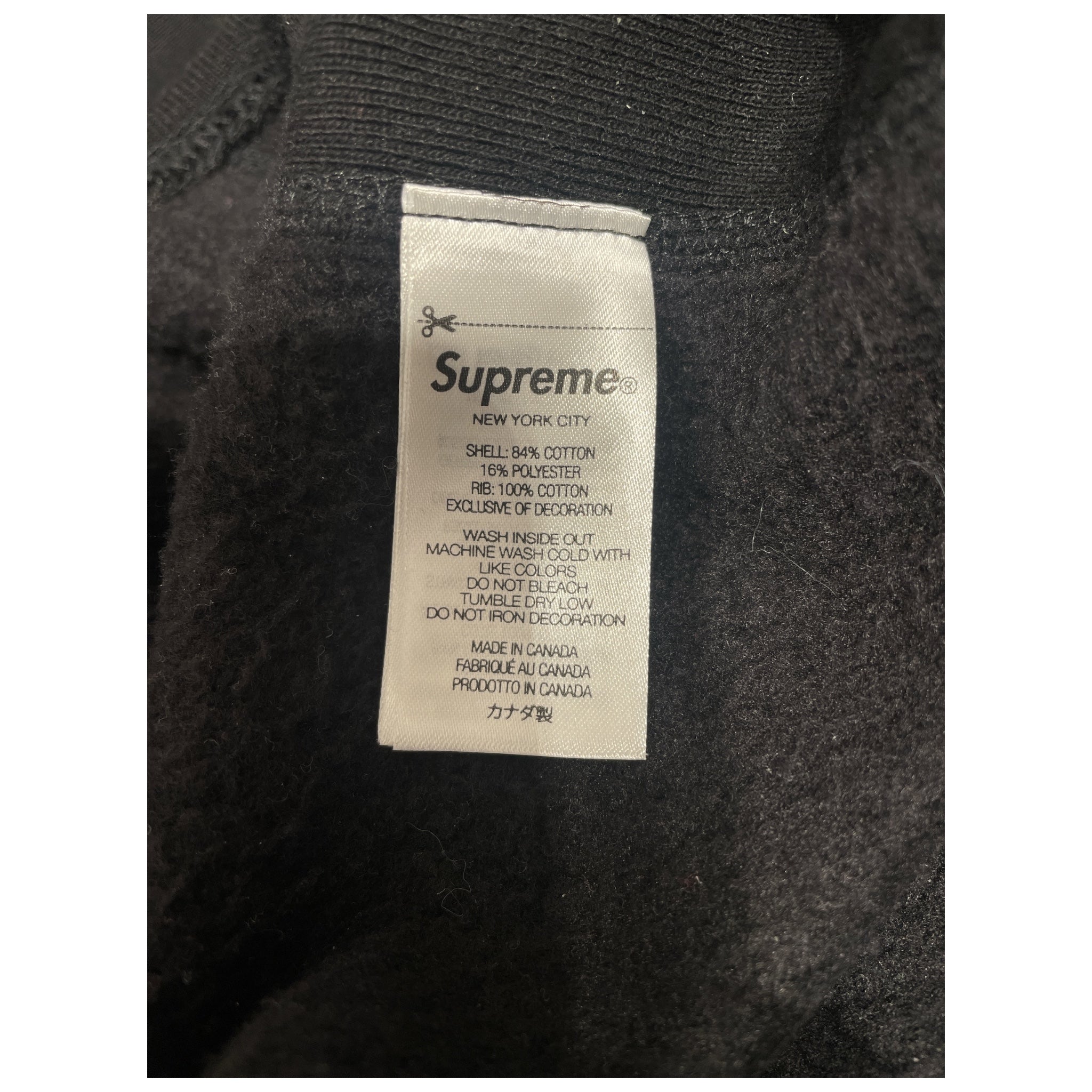 Supreme/Hoodie/L/Cotton/BLK/BOX LOGO view 4