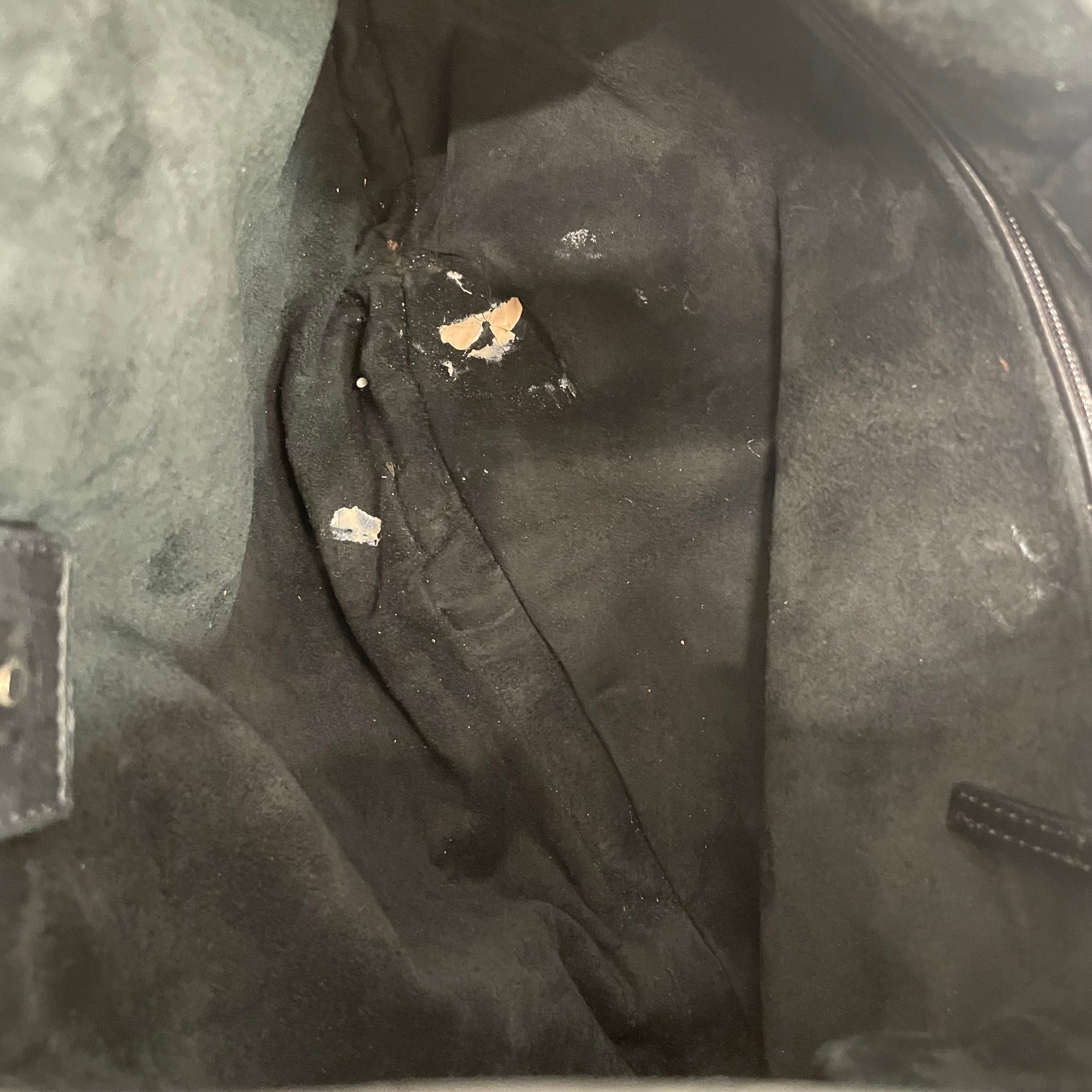YVES SAINT LAURENT/Hand Bag/Leather/BLK/VINTAGE Y2K MOMBASA view 5