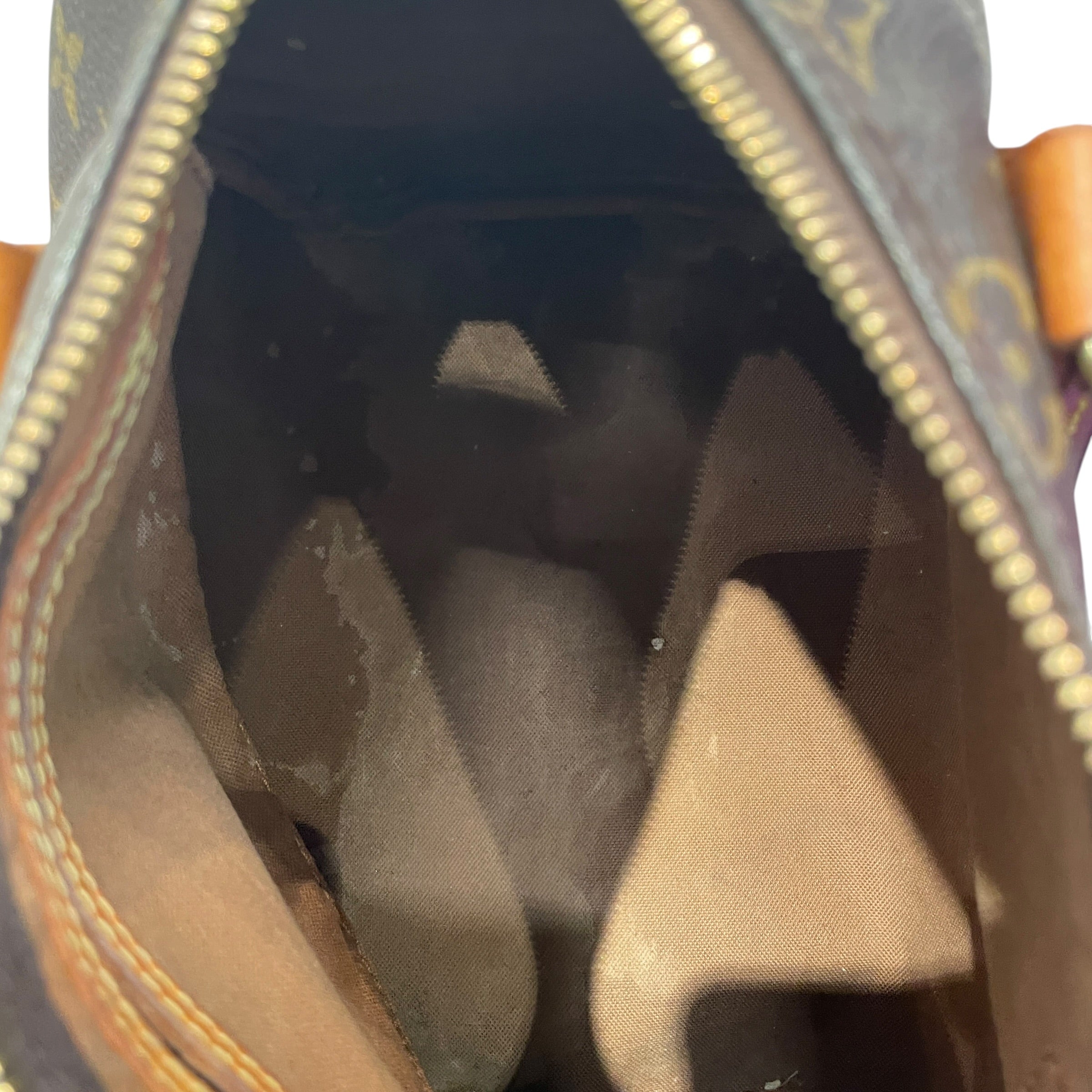 LOUIS VUITTON/Hand Bag/Leather/BRW/SPEEDY 25 GOLD LOCK view 4