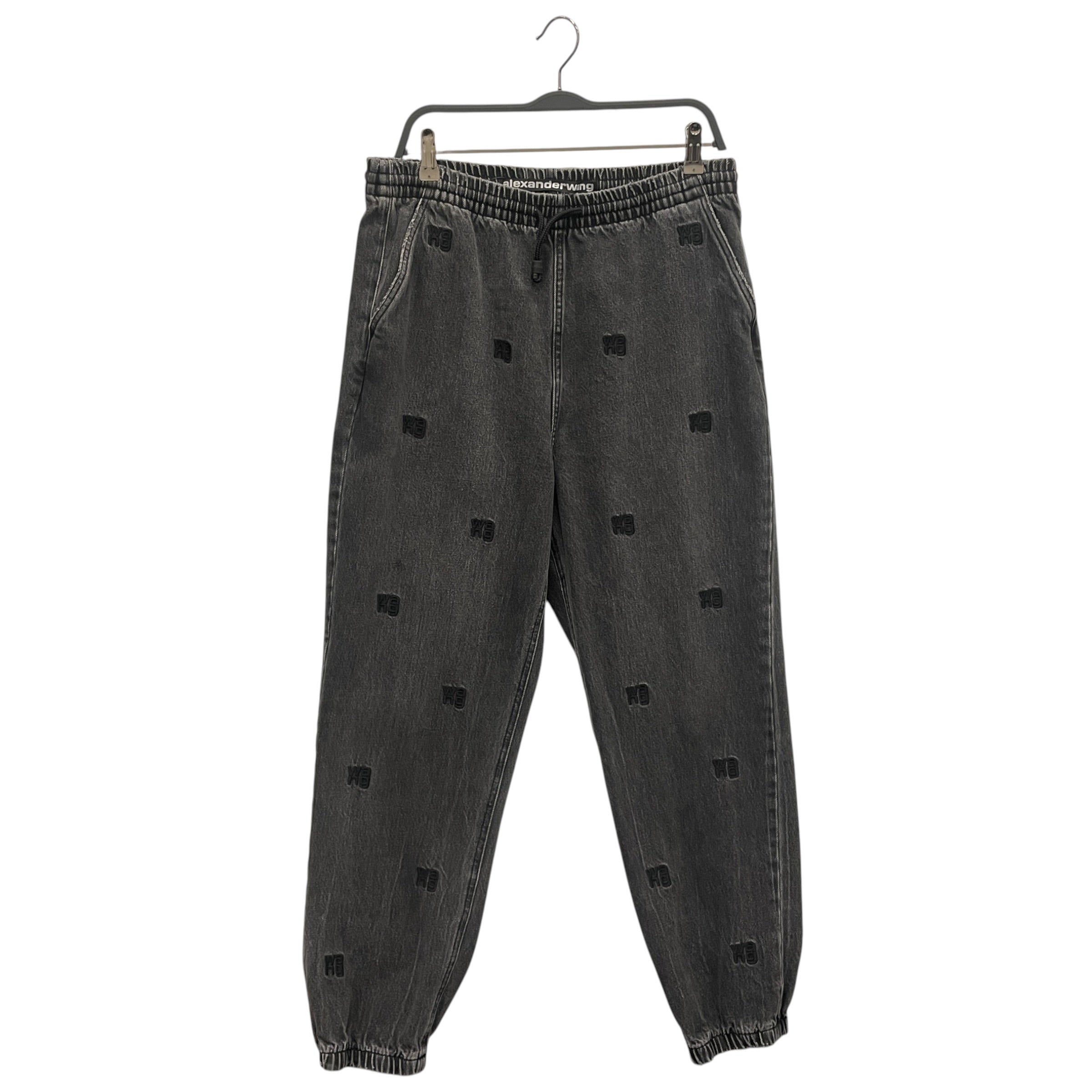 Alexander Wang/Pants/L/Cotton/GRY/DRAWSTRING MONOGRAM view 1