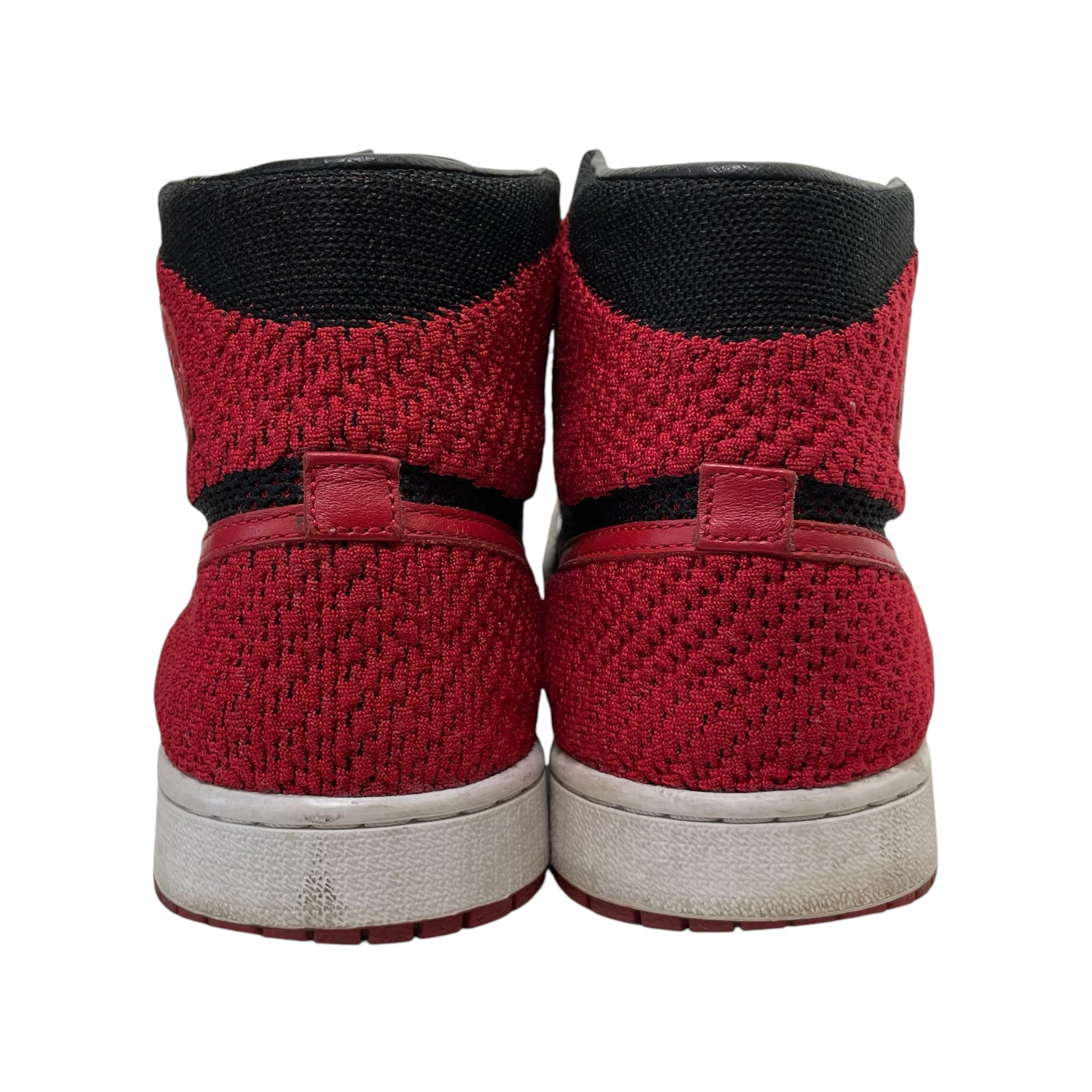 NIKE/Hi-Sneakers/US 10/Cotton/RED/jordan 1 flyknit view 4