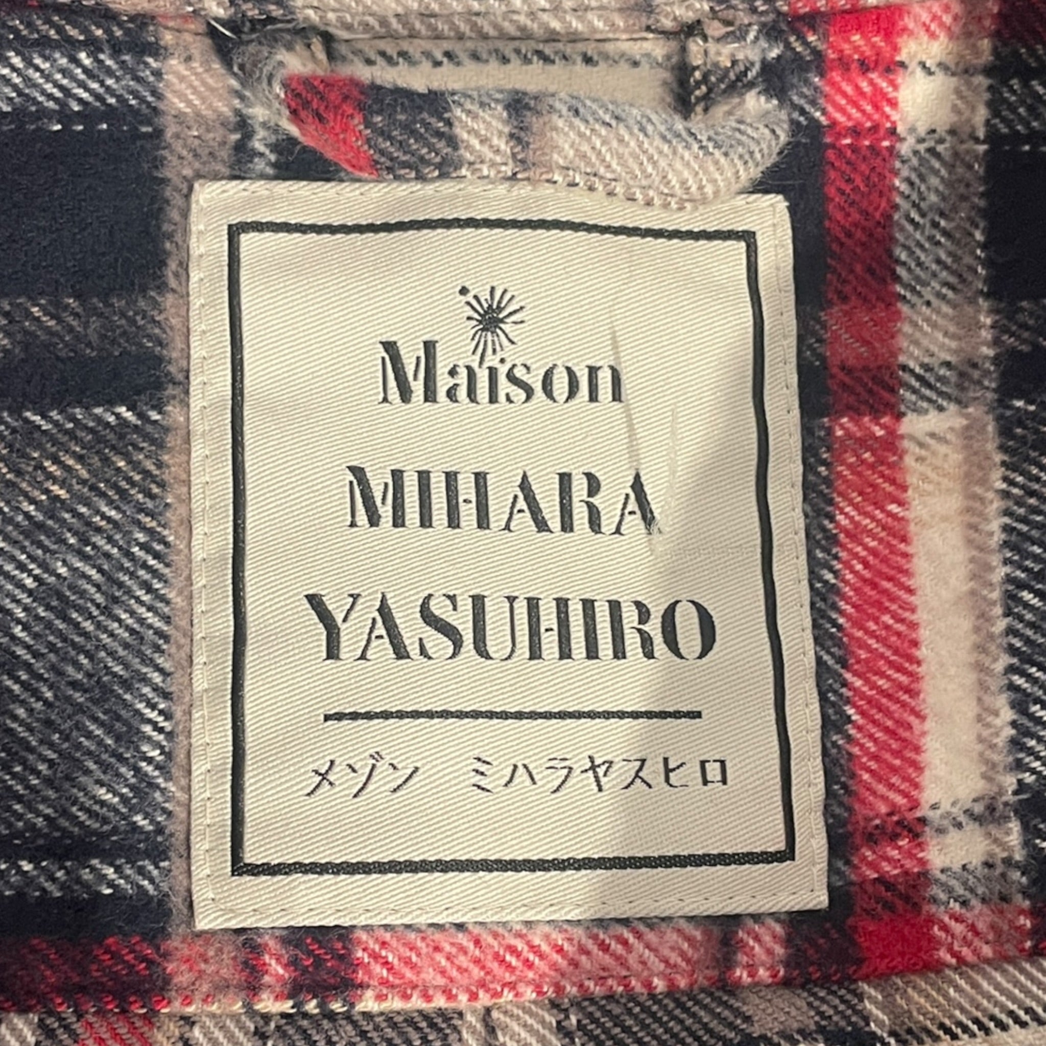 MIHARA YASUHIRO/Shirt/Cotton/MLT/Hombre Check/patchwork flannel view 3