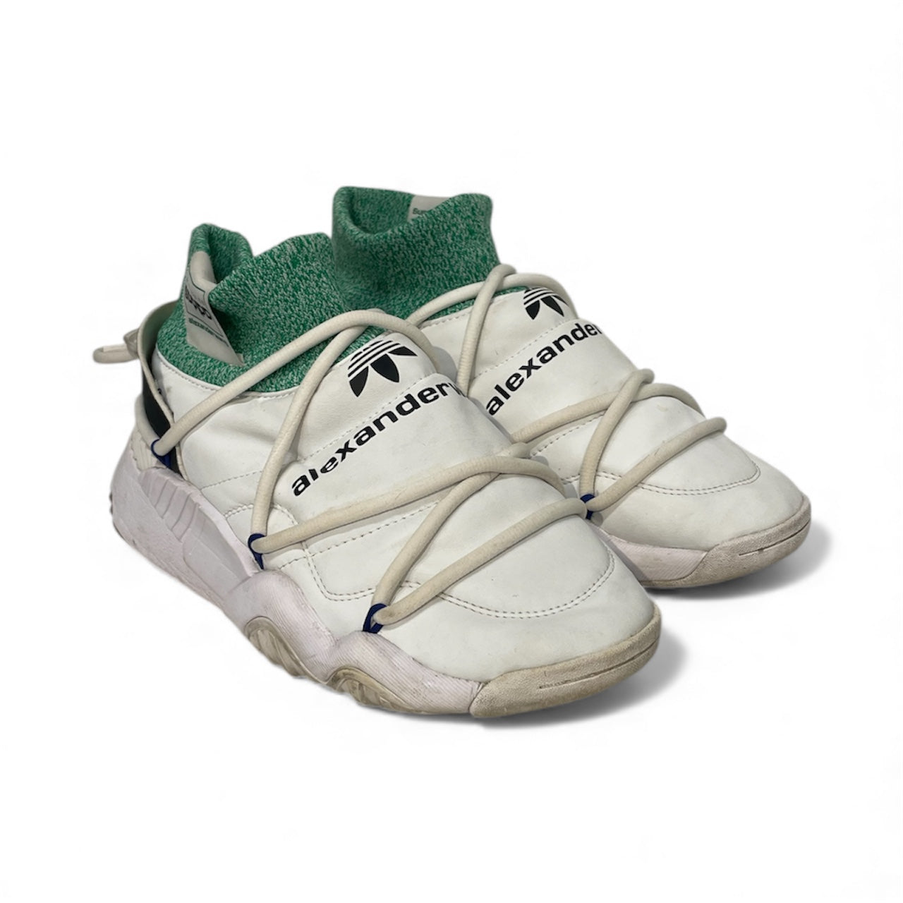 Alexander Wang/adidas/Low-Sneakers/US 6.5/Faux Leather/WHT/ape779001 view 1