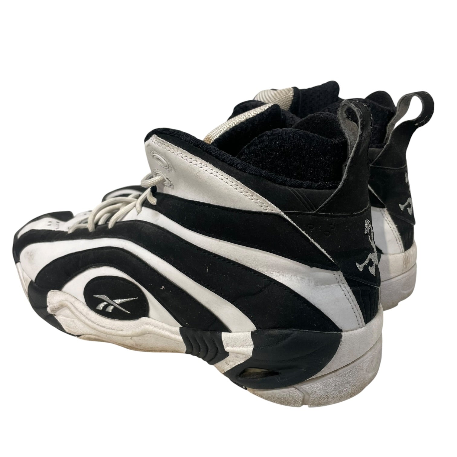 Reebok/Hi-Sneakers/US 13/Stripe/Leather/WHT/shaqnosis view 2