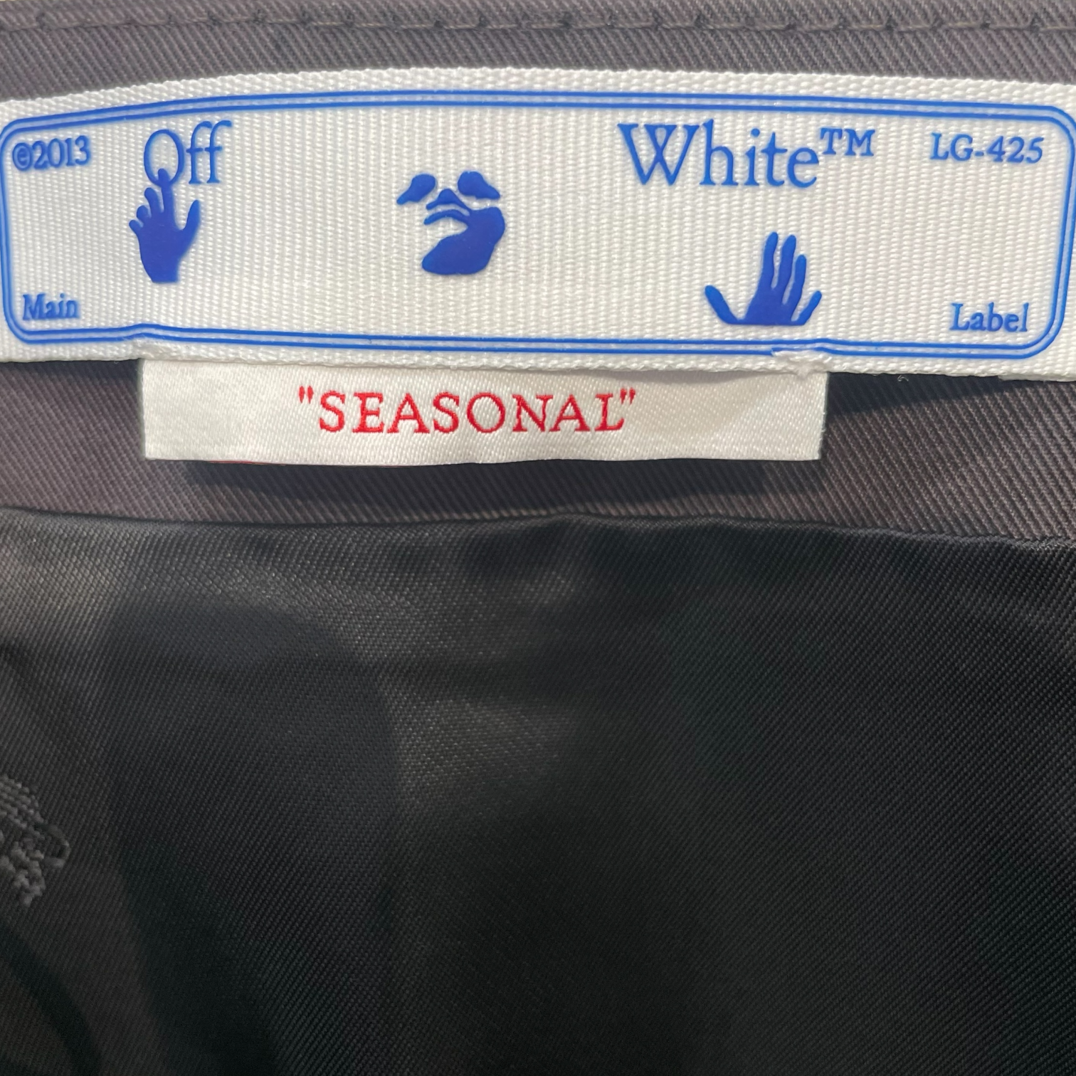 OFF-WHITE/Skirt/38/Cotton/GRY/multipocfket cargo skirt view 3