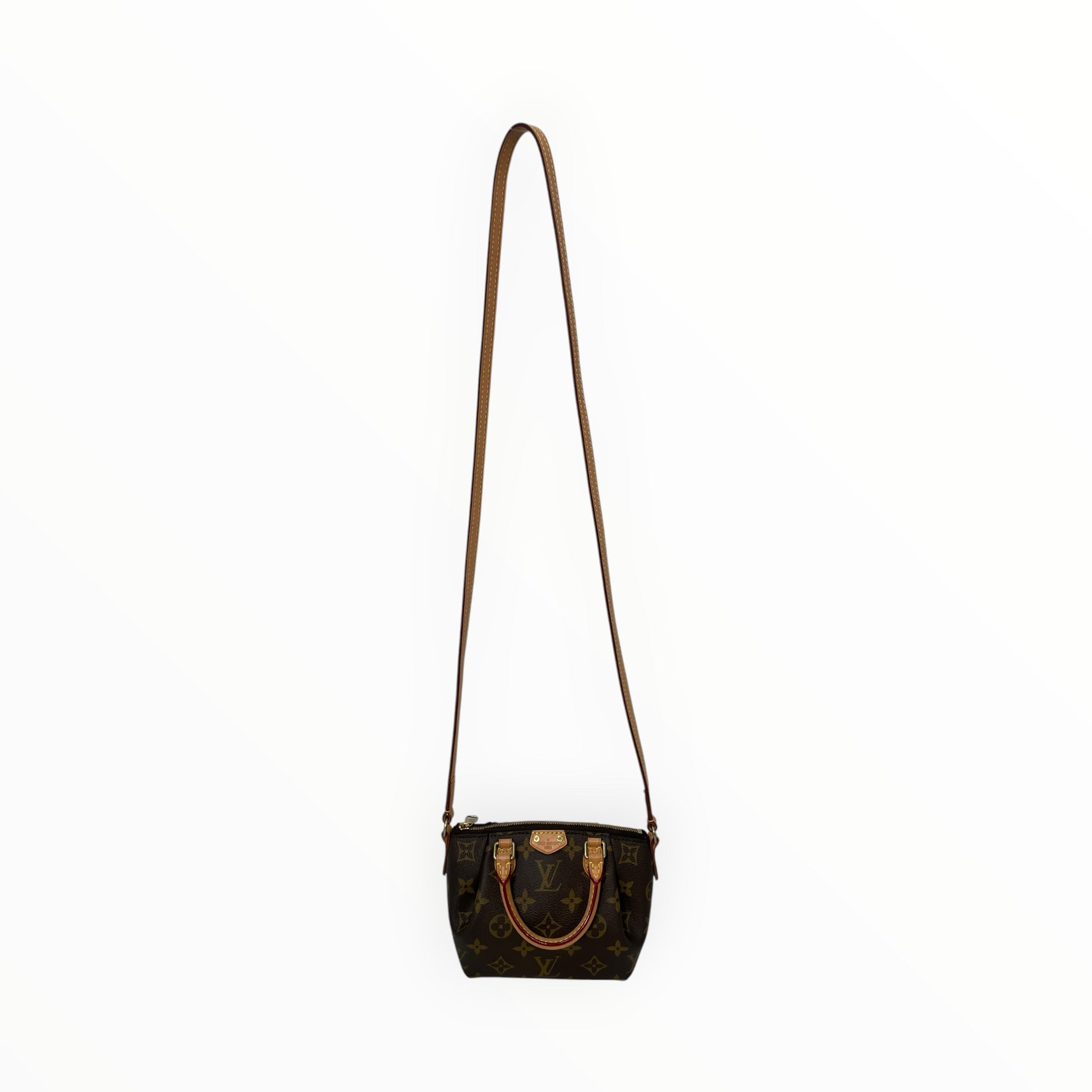 LOUIS VUITTON/Bag/Monogram/Leather/BRW/Nano Turenne view 2