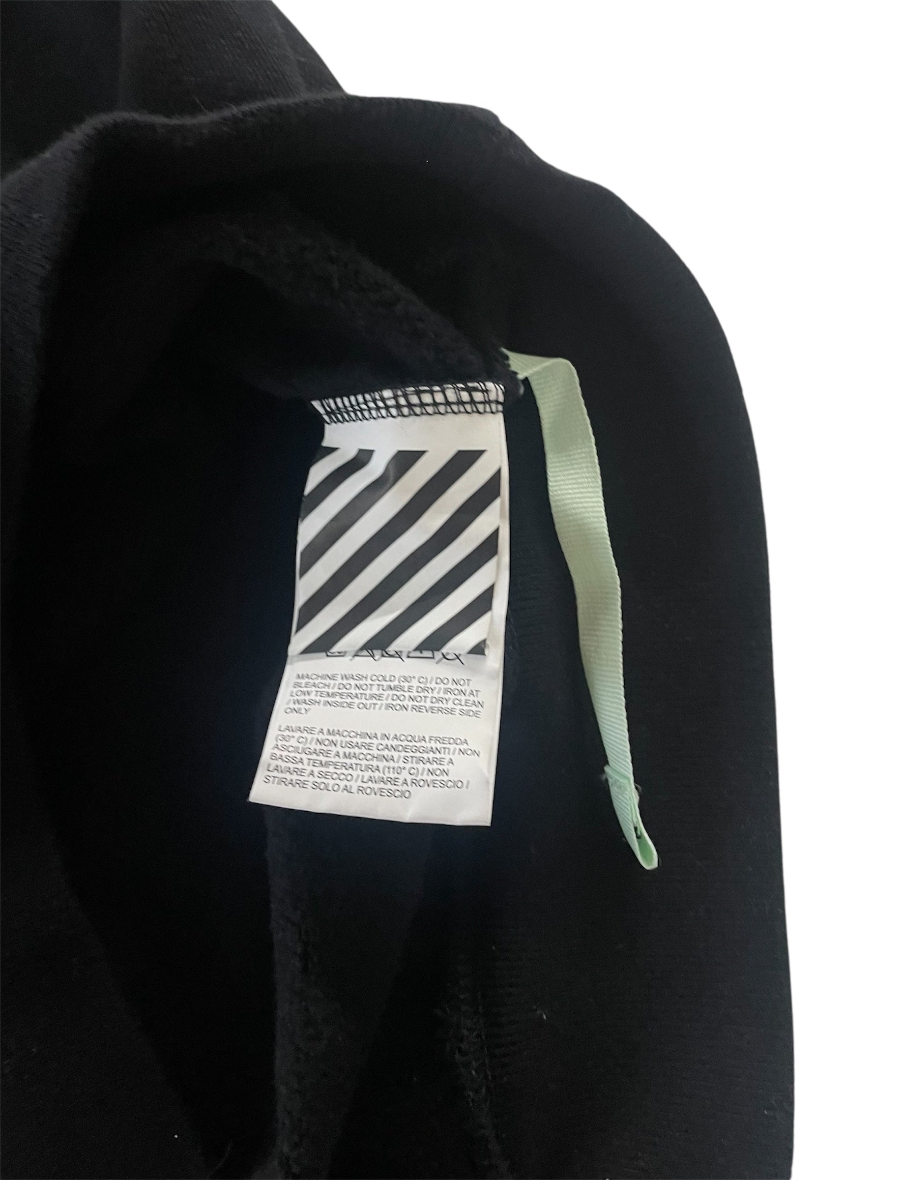OFF-WHITE/Hoodie/XS/Cotton/BLK/OFF WILL YOU MARRY ME view 5