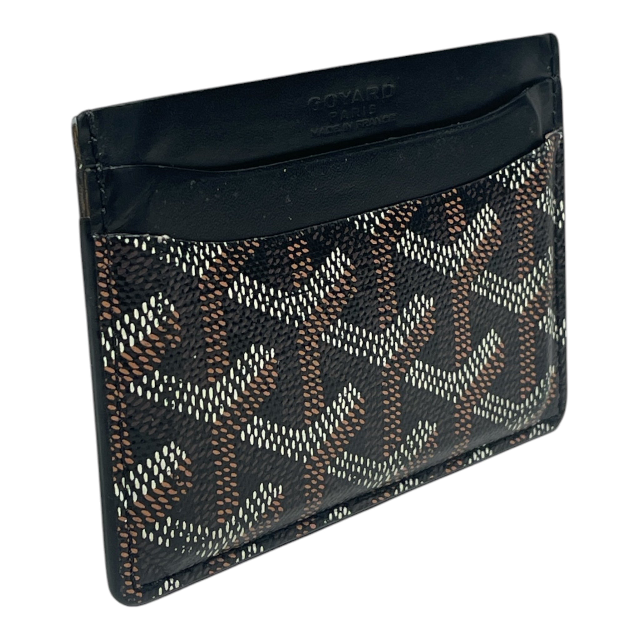 GOYARD/Wallet/Leather/BLK/L's/yell/goyard card holder view 1