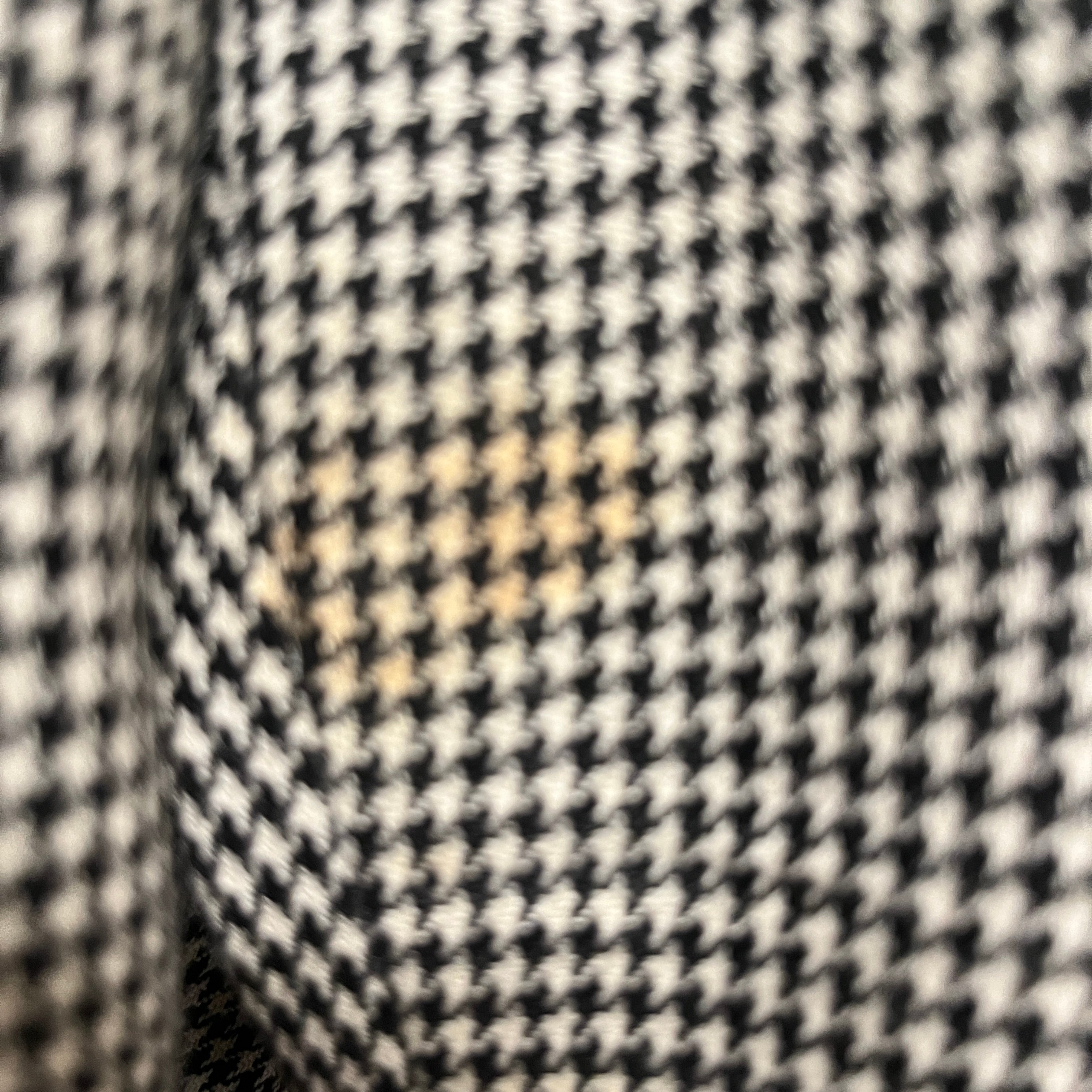 COMME des GARCONS/Bootcut Pants/M/Houndstooth Check/Wool/WHT/PLEATED LEG OPENING view 4