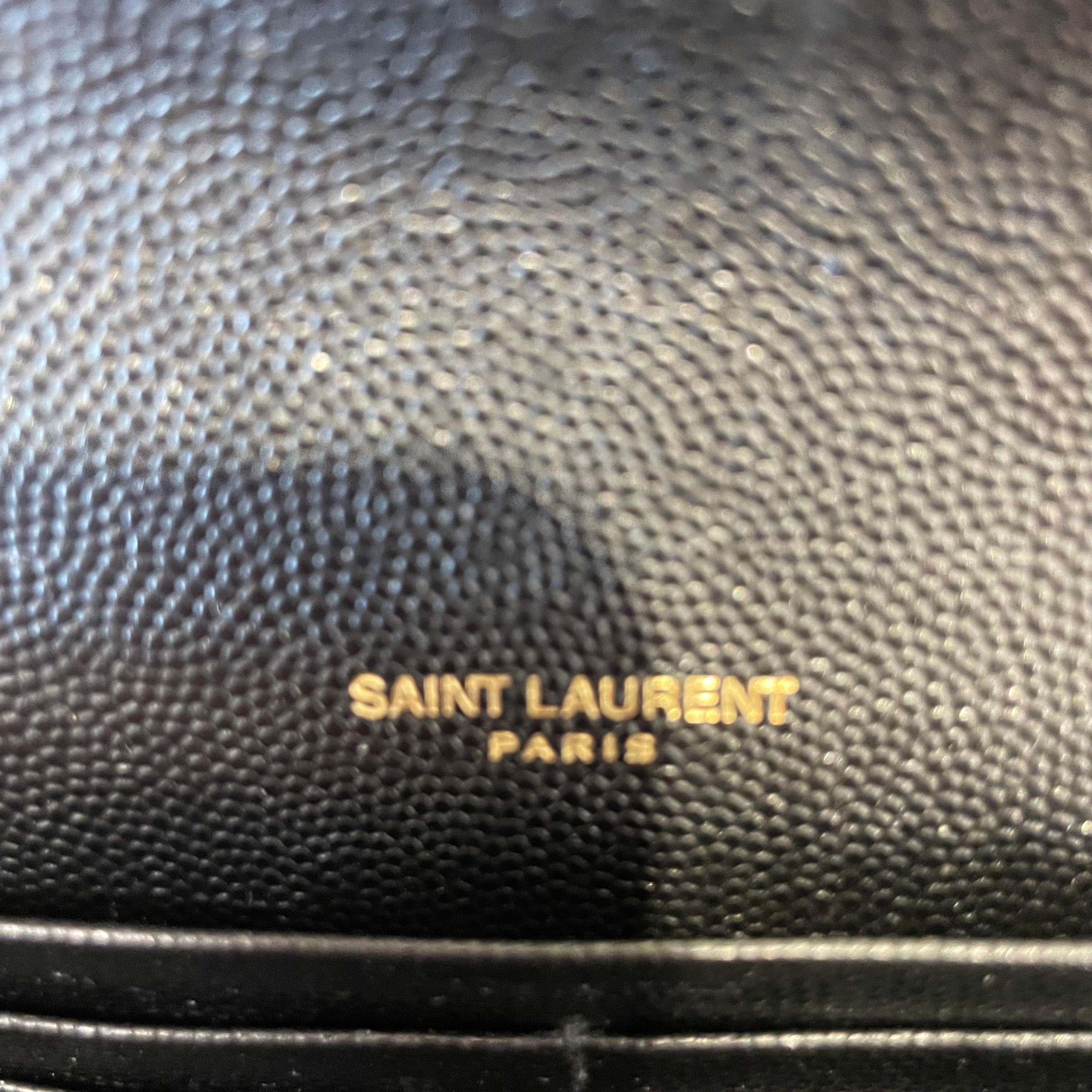 SAINT LAURENT/Long Wallet/Leather/BLK/L's/CASSANDRE LARGE FLAP view 5