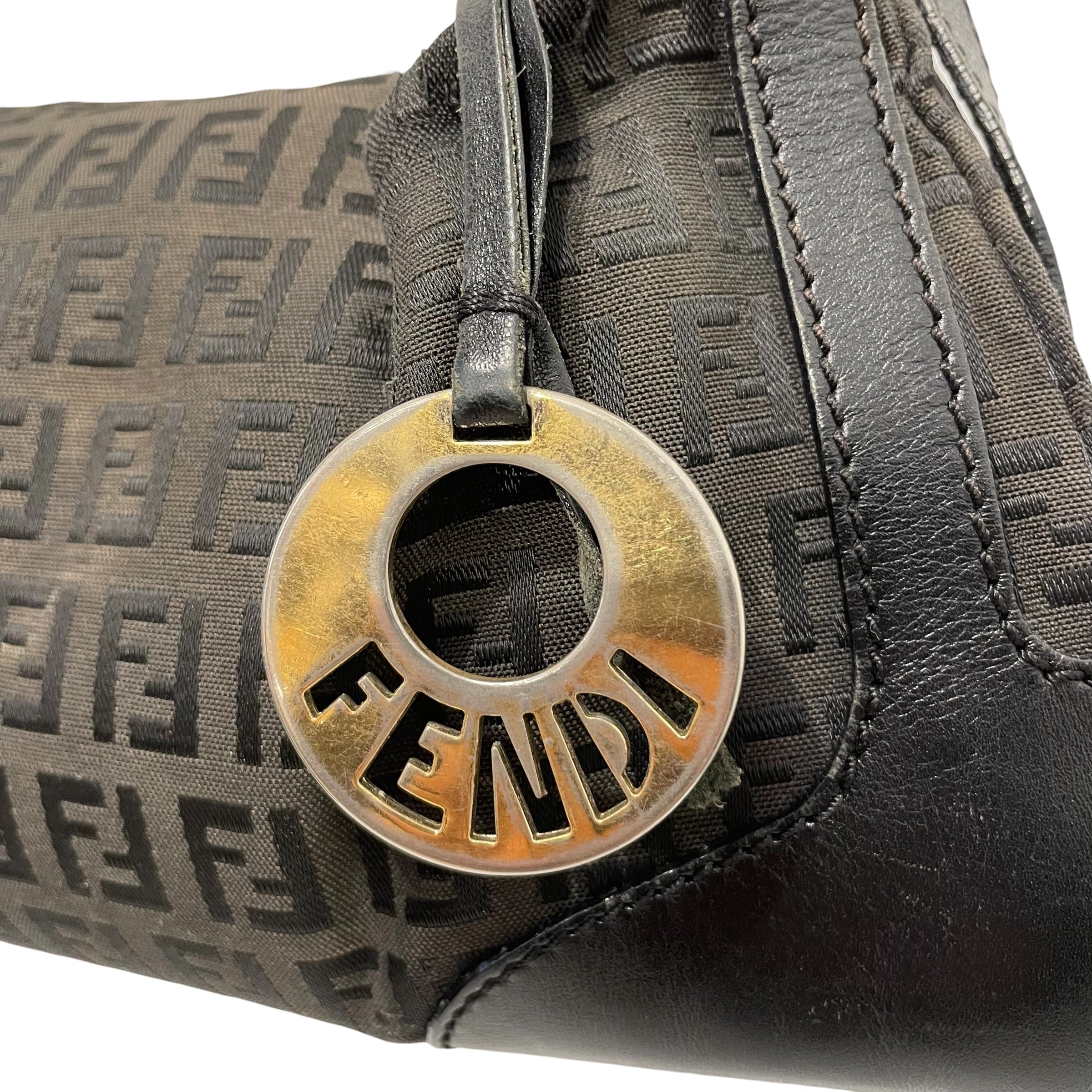 FENDI/Clutch Bag/Monogram/Leather/BLK/ZUCCHINO SHOULDER BAG view 7