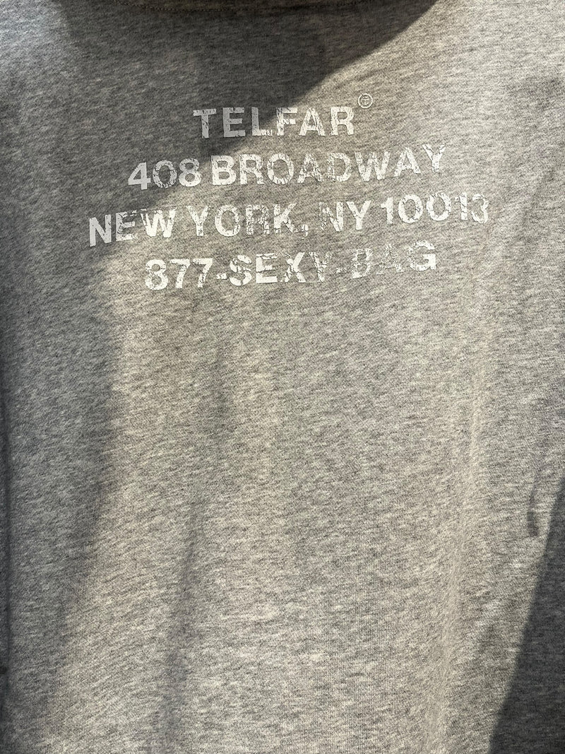 Telfar/Hoodie/XXL/Graphic/Cotton/GRY/ILOVENY-LOGO – 2nd STREET USA