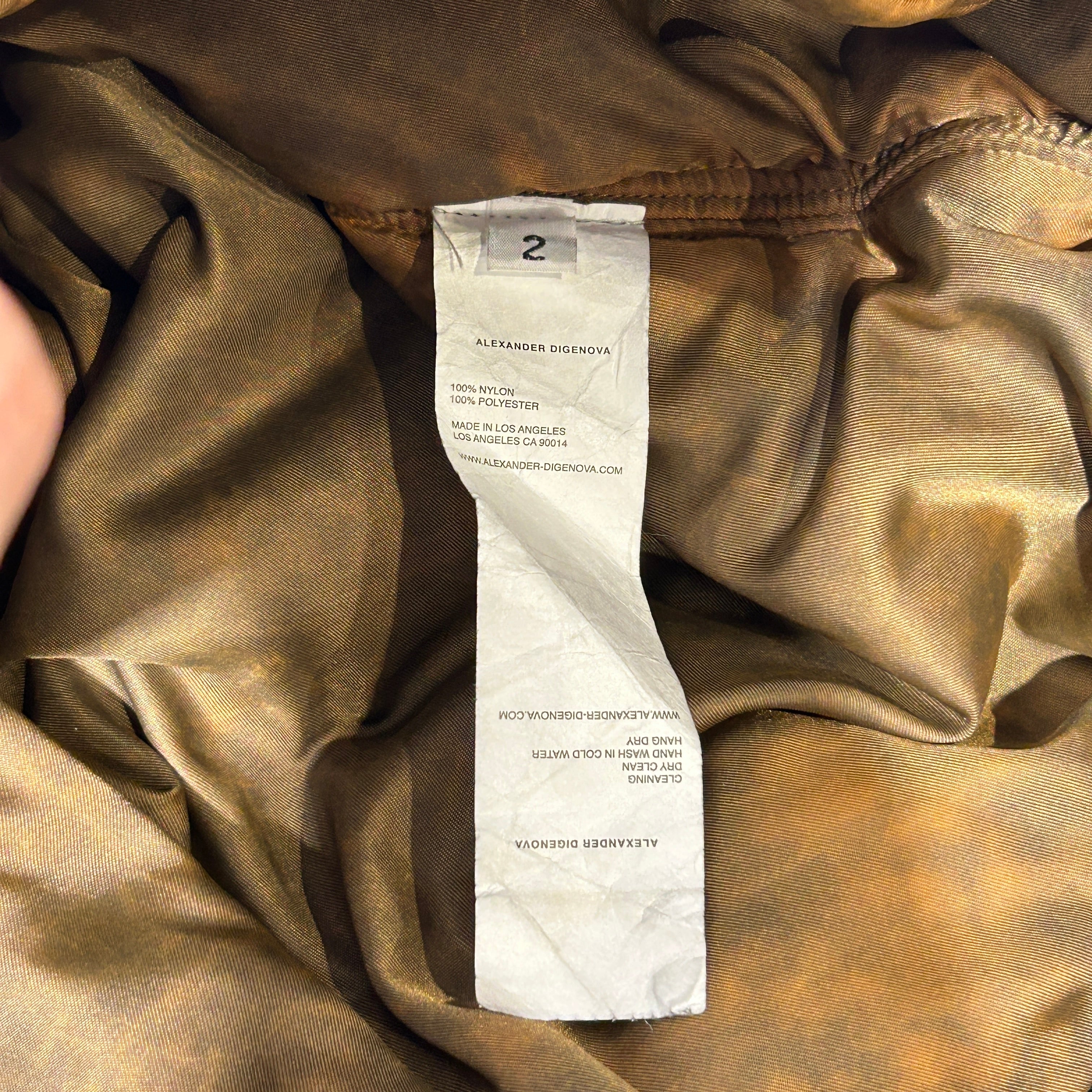 ALEXANDER DIGENOVA/Flight Jkt/2/Nylon/GRY/DBL LAYER view 4