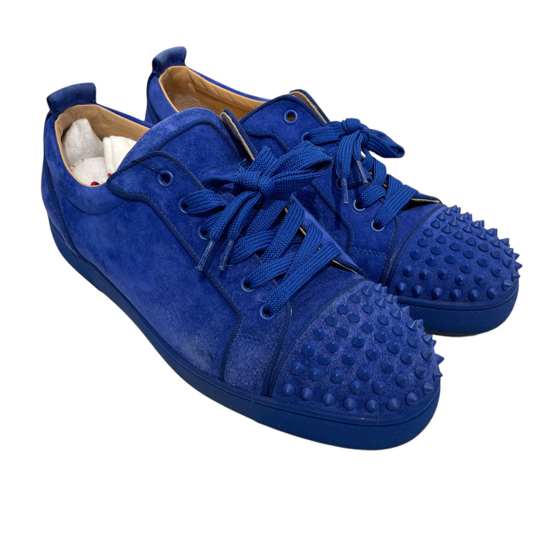Christian Louboutin/Low-Sneakers/US 10.5/Suede/BLU/