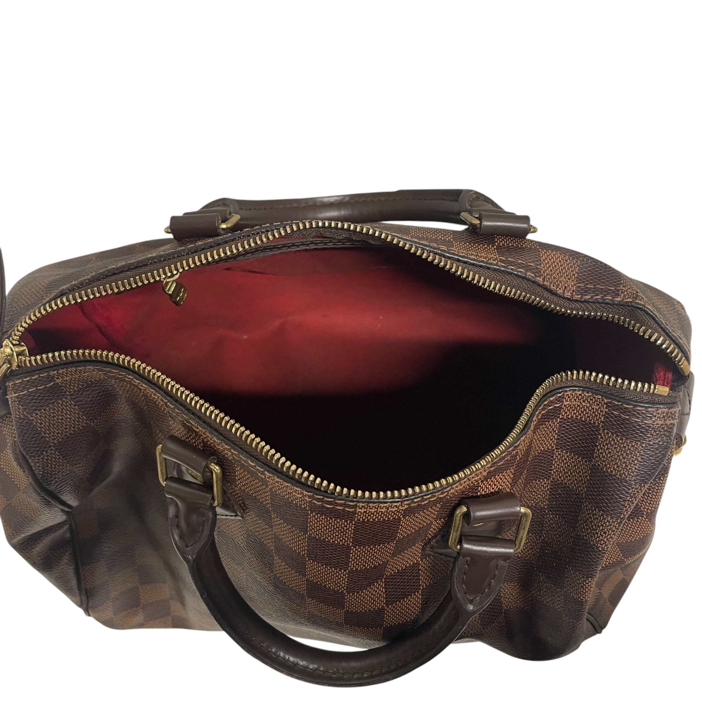 LOUIS VUITTON/Hand Bag/Hombre Check/Leather/BRW/MBDCTBR view 3