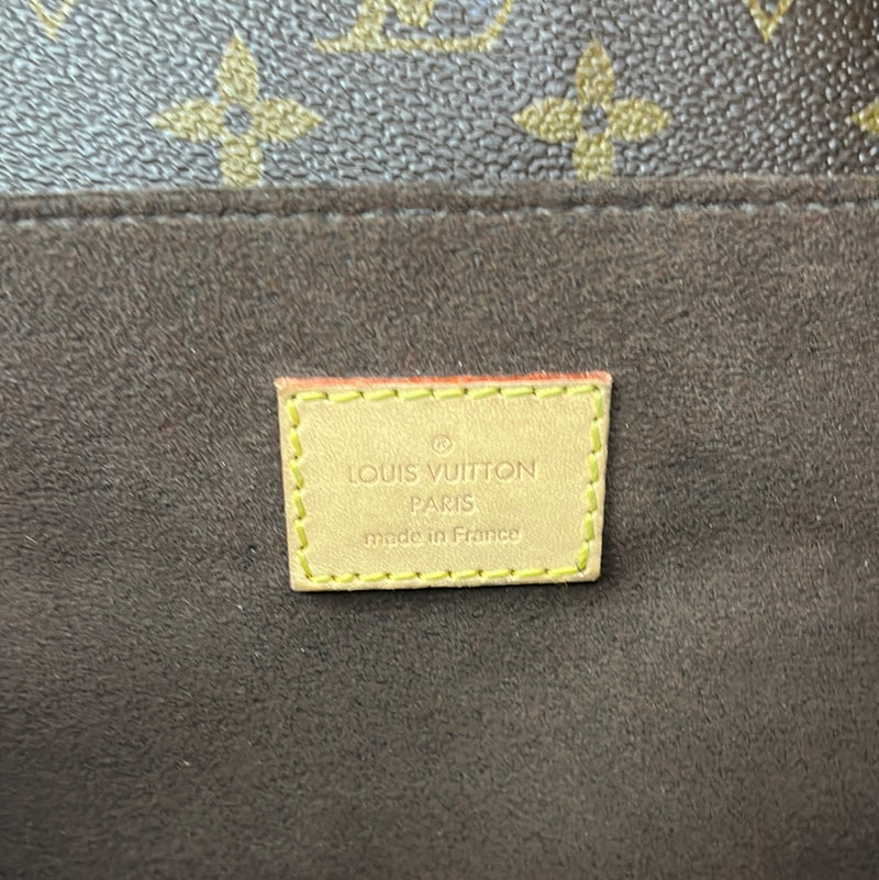 LOUIS VUITTON/Cross Body Bag/Monogram/Leather/BRW/POCHETTE METIS