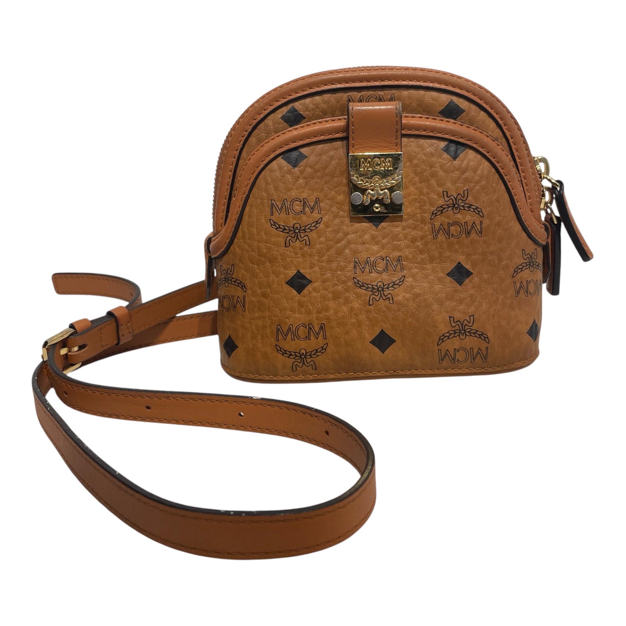 MCM/Cross Body Bag/Monogram/Leather/CML/ view 1