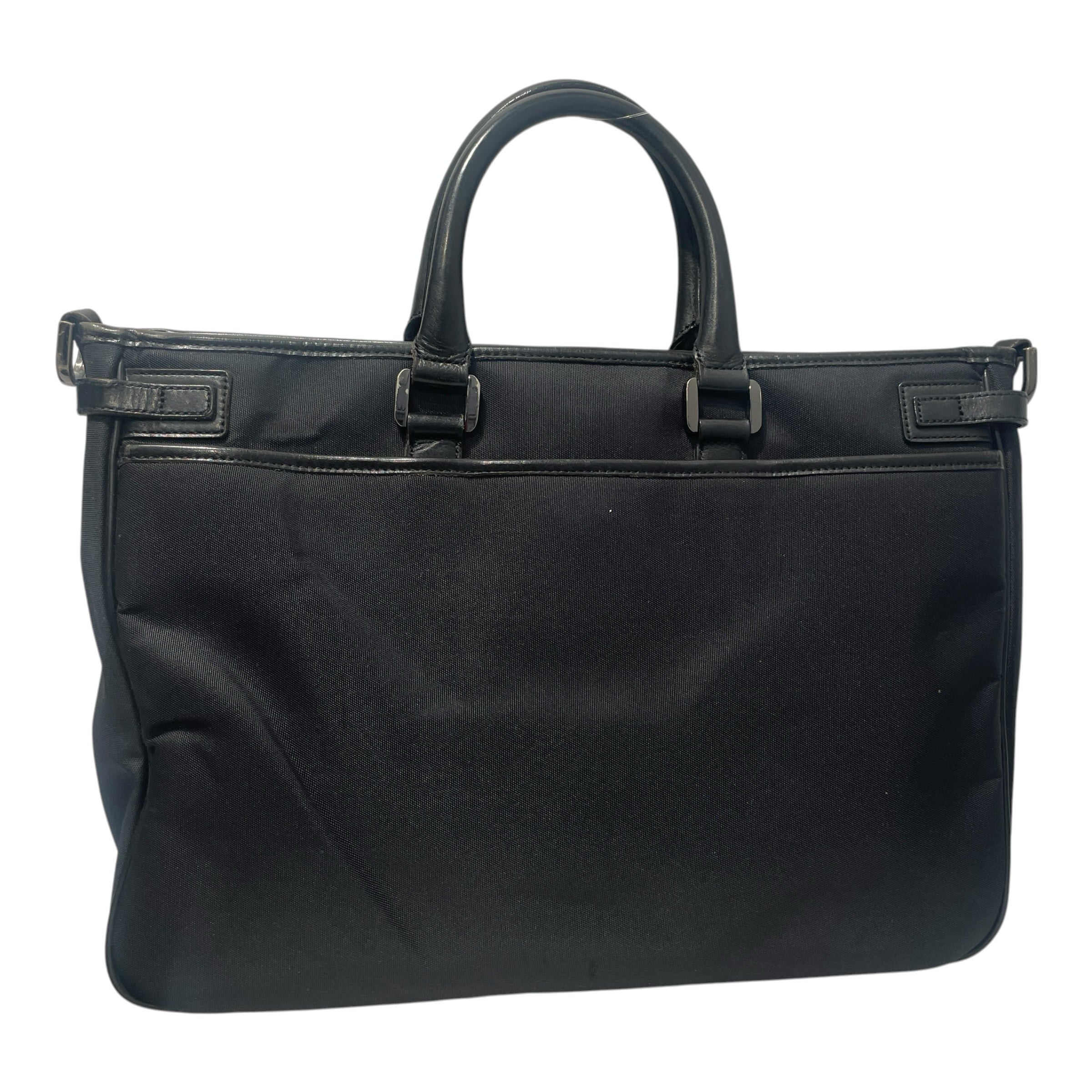 BURBERRY BLACK LABEL/Briefcase/Plaid/Nylon/BLK/Check-Pattern Business Brief view 4