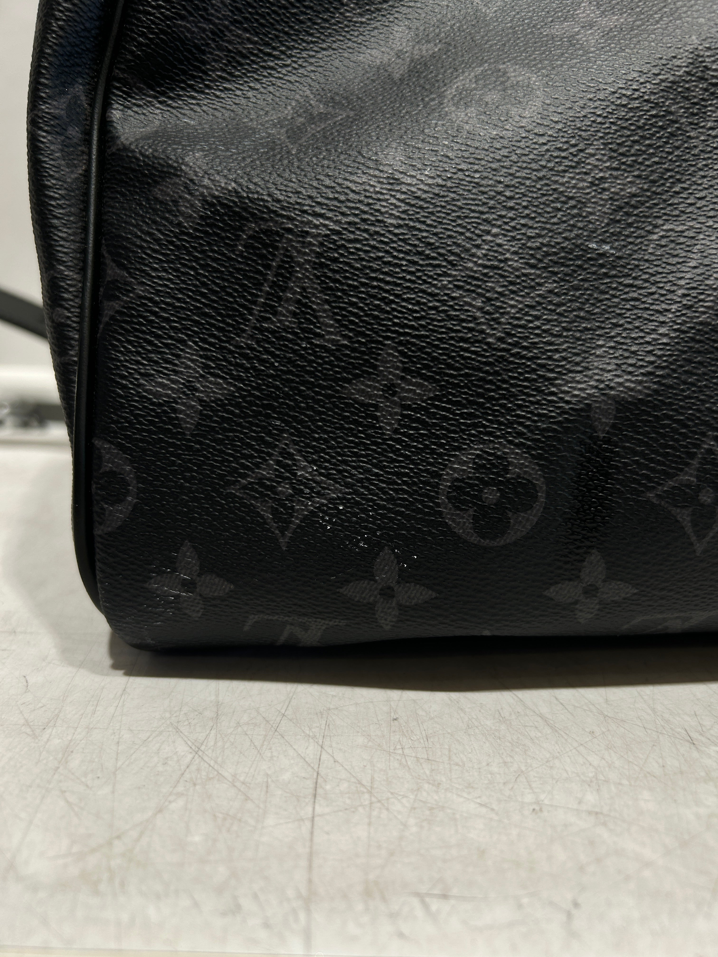 LOUIS VUITTON/Boston Bag/Monogram/Leather/BLK/Monogram Duffle view 5