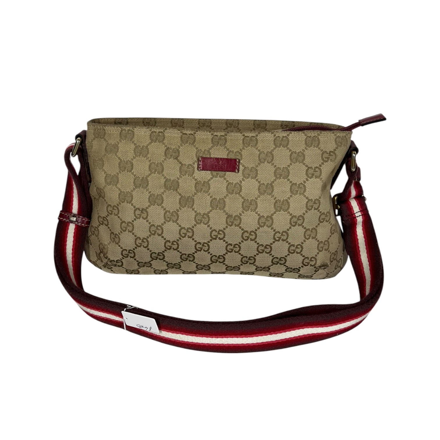 GUCCI/Bag/Monogram/Nylon/BEG/RED/WHITE STRAP view 1