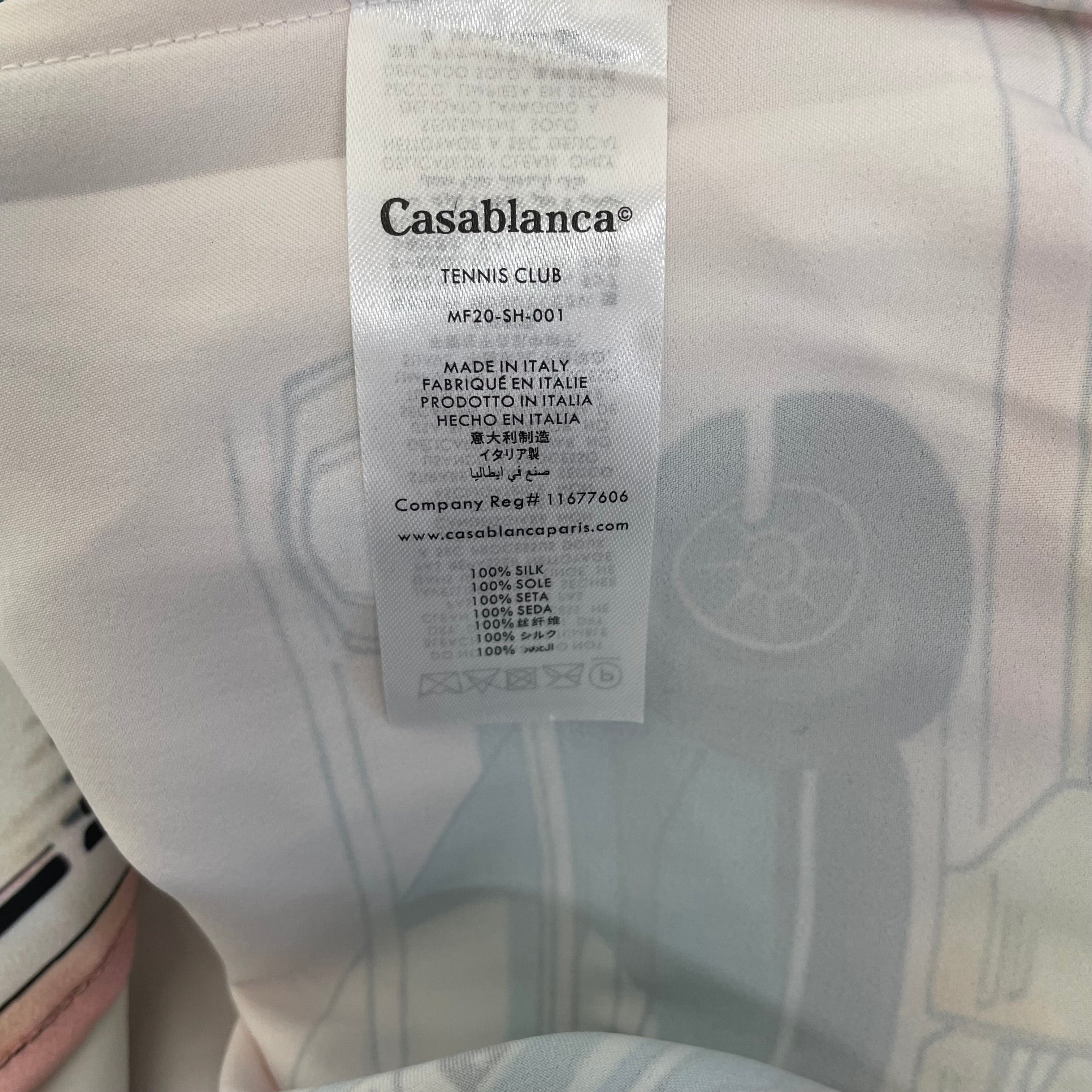 CASABLANCA/LS Shirt/M/Silk/MLT/All Over Print/The Art of Racing view 4