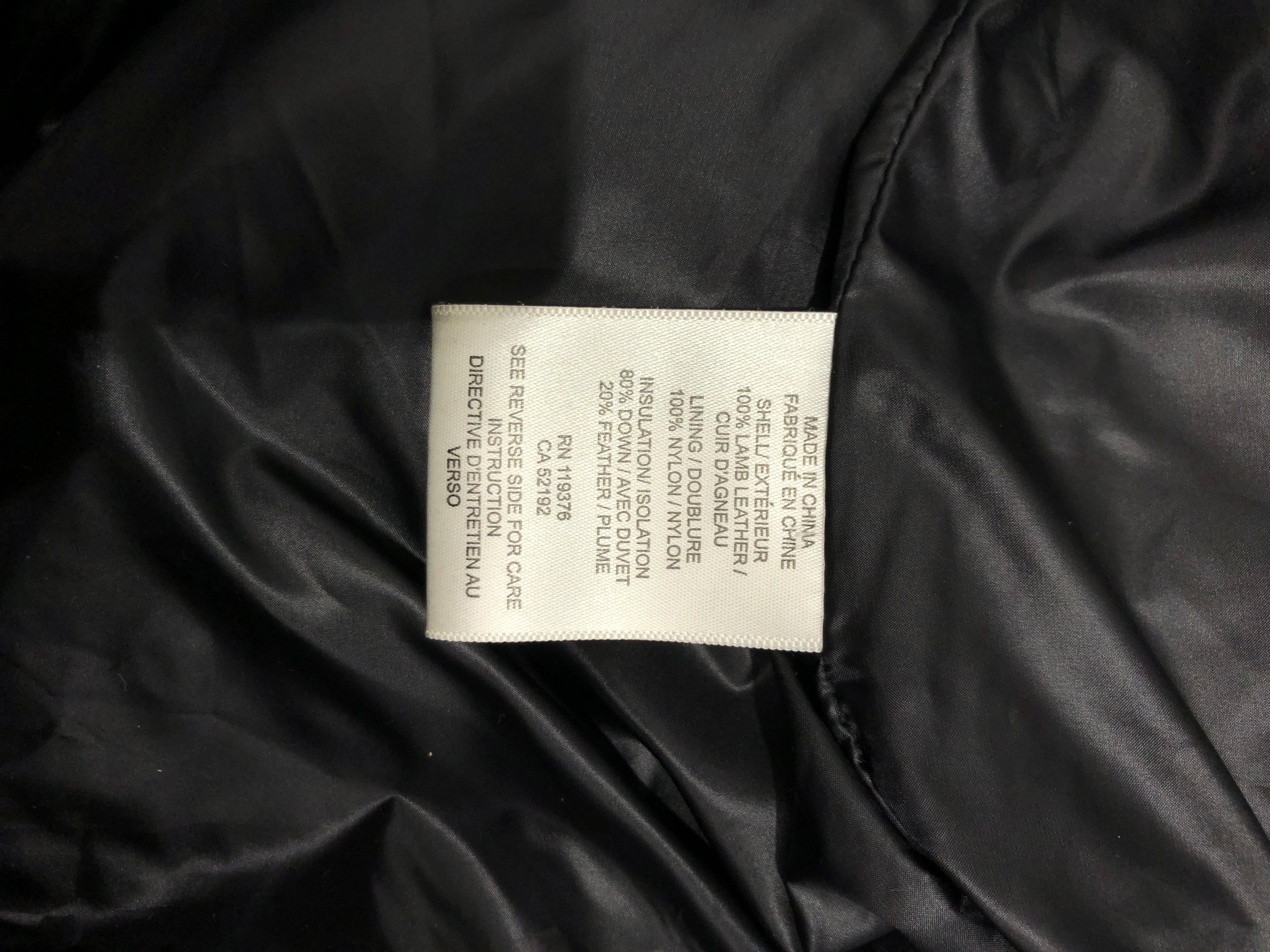 Helmut Lang/Quilted Jkt/S/Lambskin/BLK/ view 4
