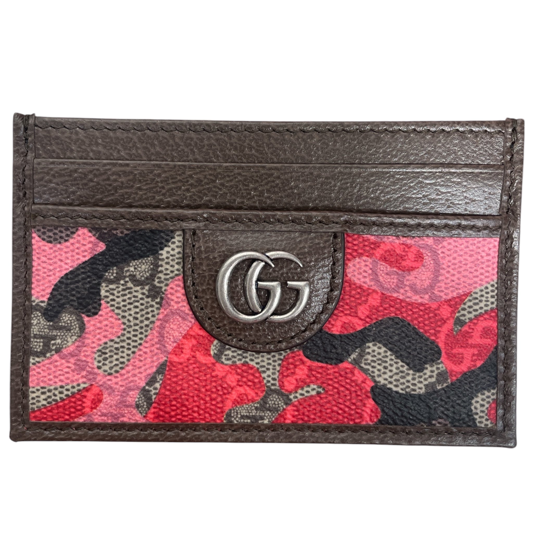 GUCCI/Wallet/Camouflage/Leather/PNK/L's/ICON CARDHOLDER view 1