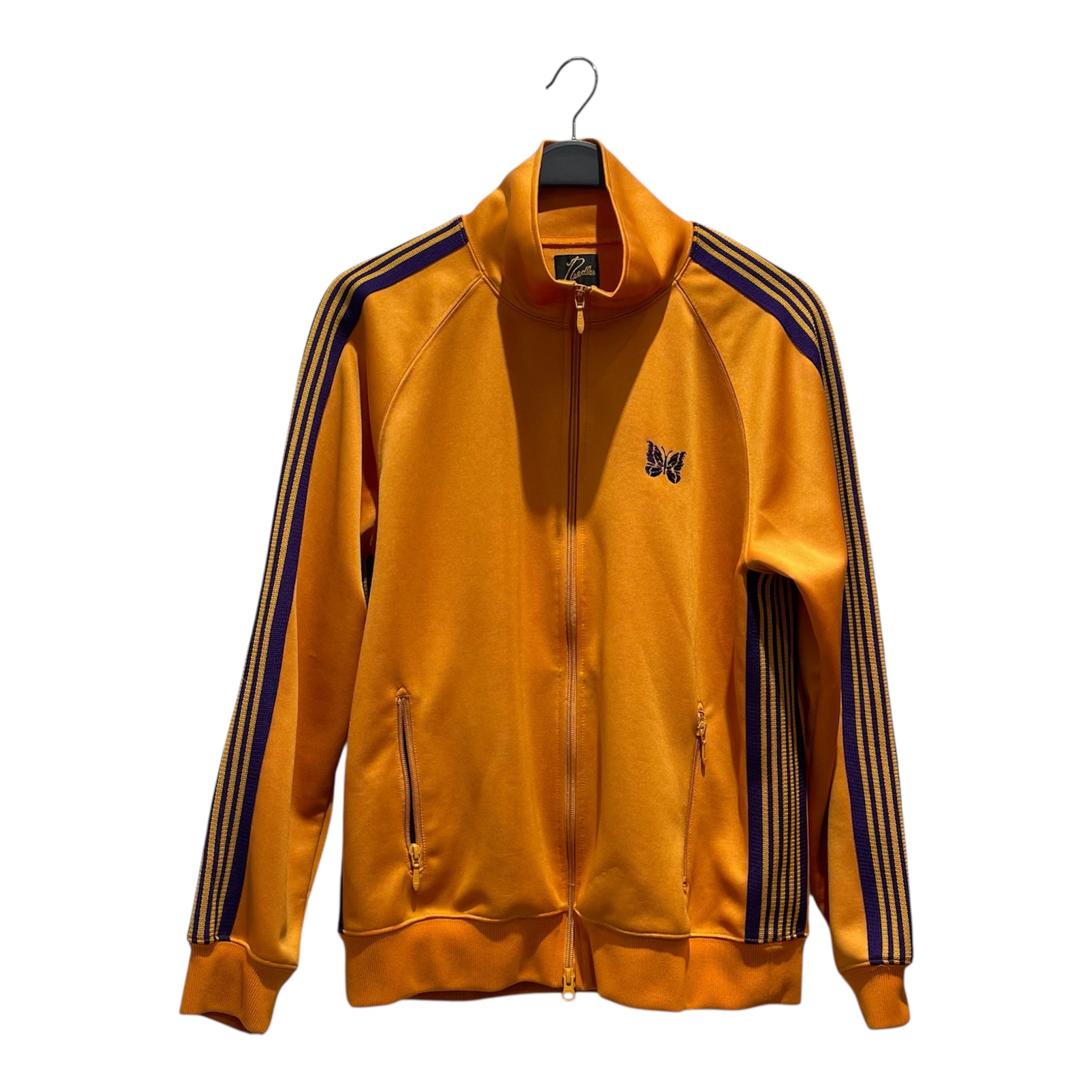 Needles/Track Jkt/L/Polyester/GLD/Purple & Gold Track Jkt view 1