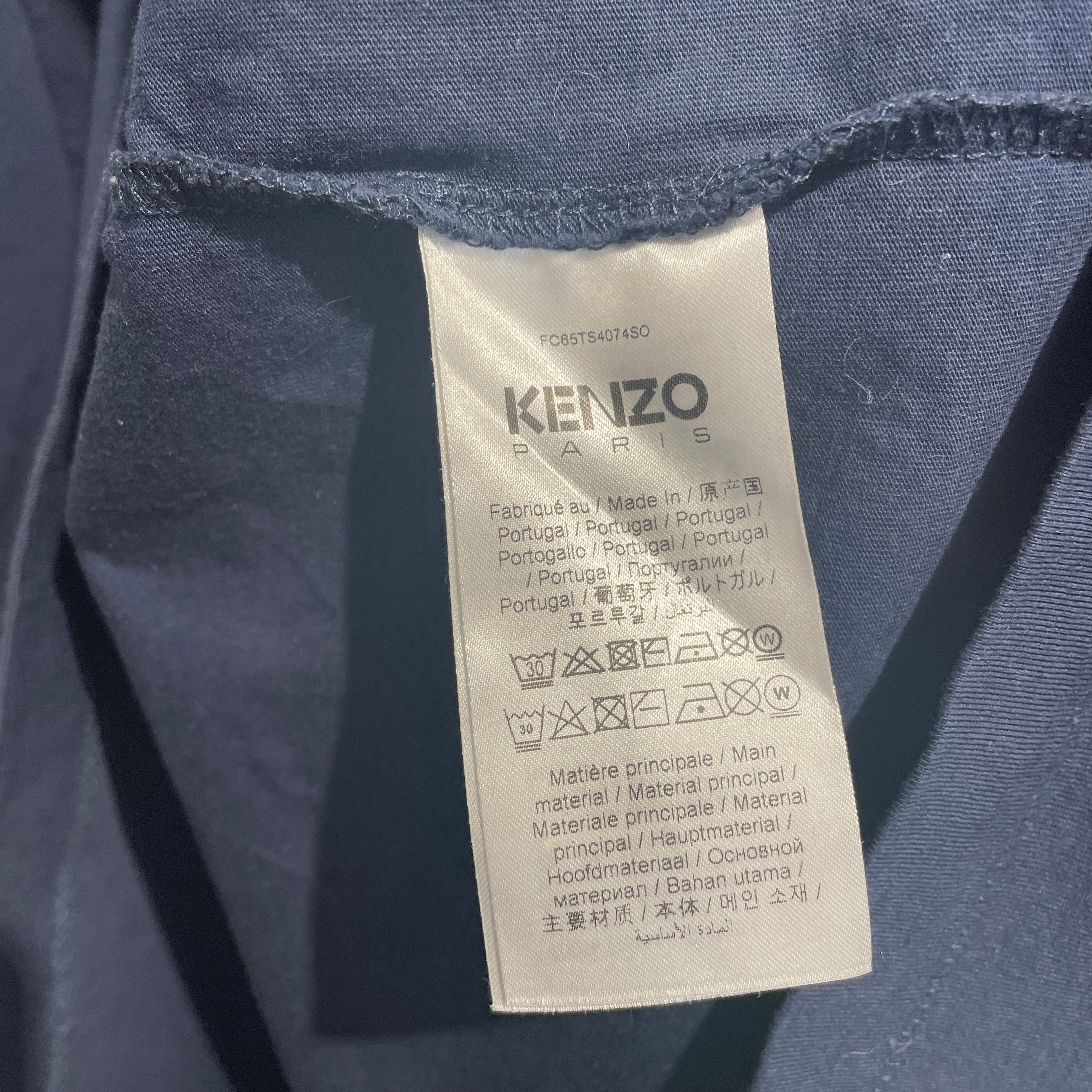 KENZO/T-Shirt/XL/Cotton/NVY/Graphic/ view 4
