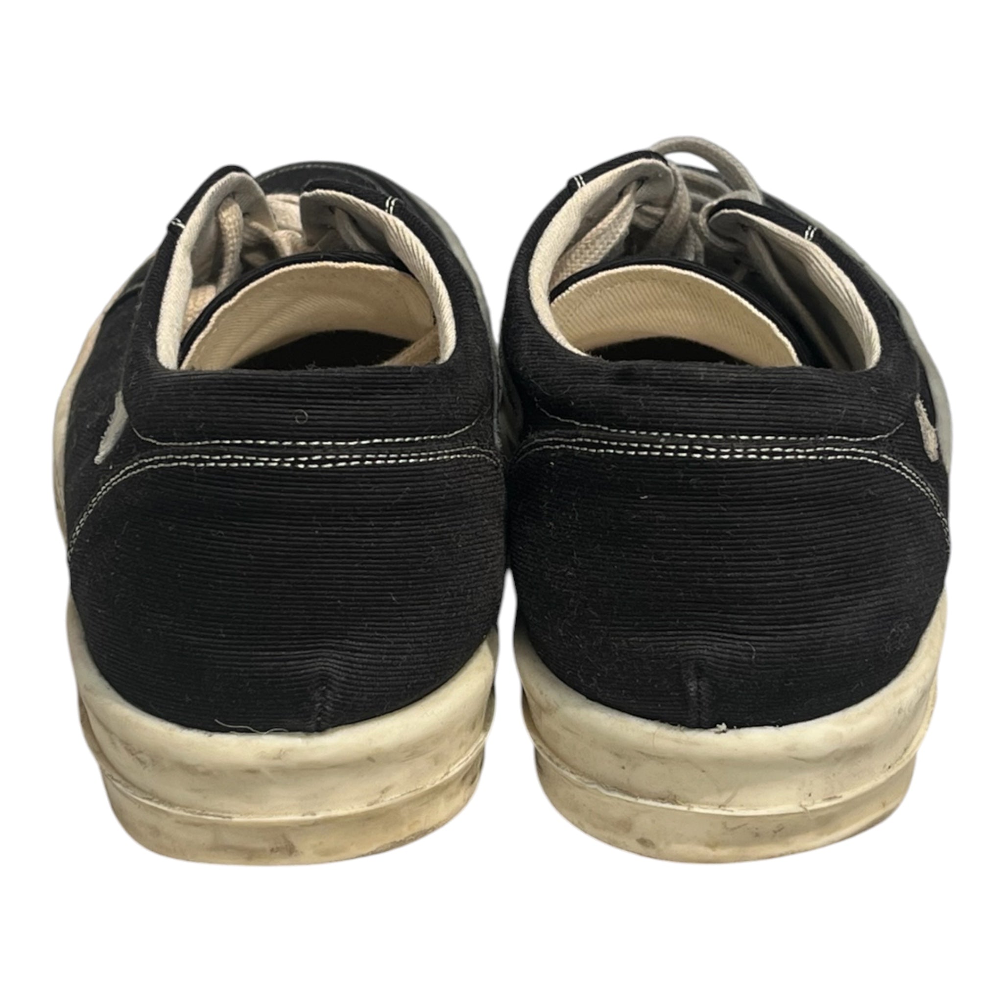 RICK OWENS DRKSHDW/Low-Sneakers/EU 46/BLK/vintage suede detail view 5