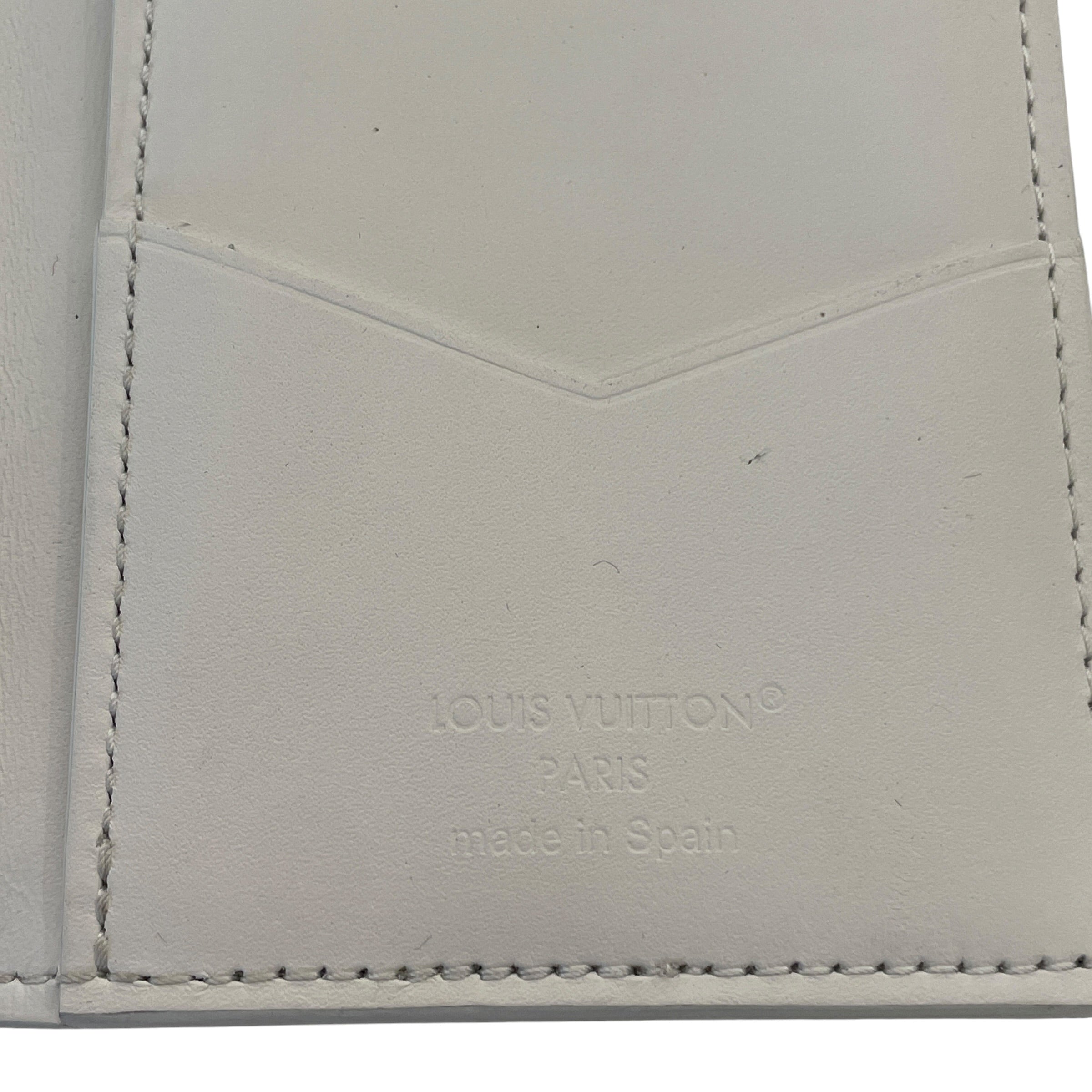 LOUIS VUITTON/Wallet/Leather/WHT/M's/SHADOW MONOGRAM CARDHOLDER view 4