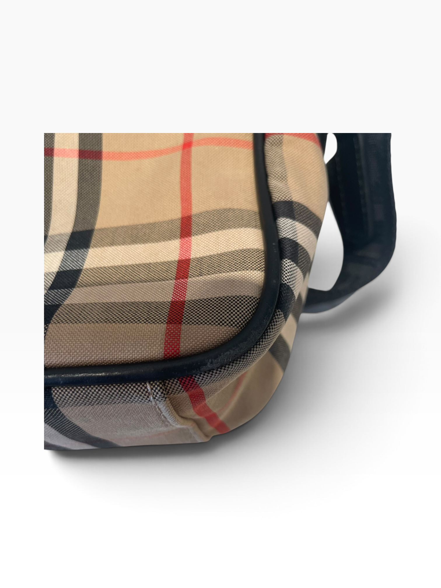BURBERRY/Cross Body Bag/Plaid/Nylon/BEG/paddy vintage check view 10