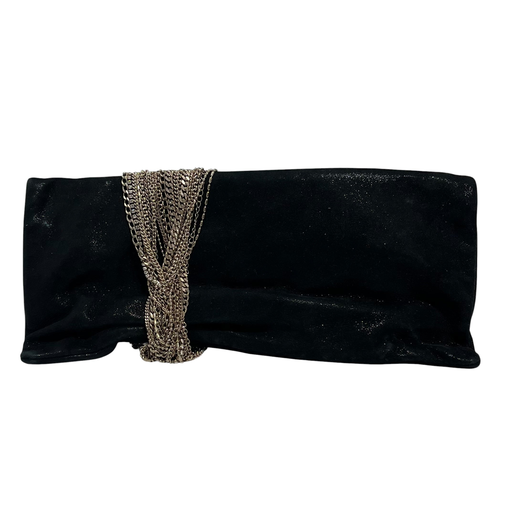 JIMMY CHOO/Clutch Bag/Suede/BLK/Chandra view 2